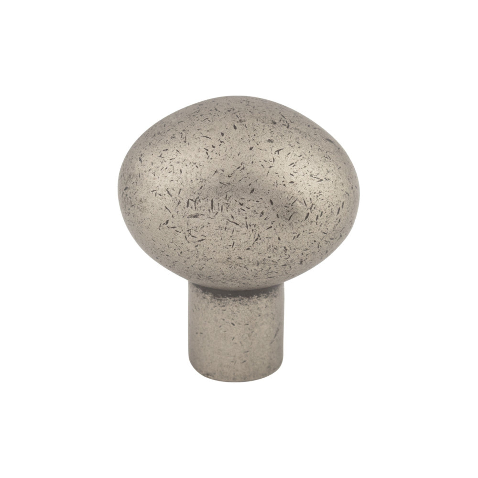 Aspen Small Egg 1 3/16" Length Oval Knob - Silicon Bronze Light