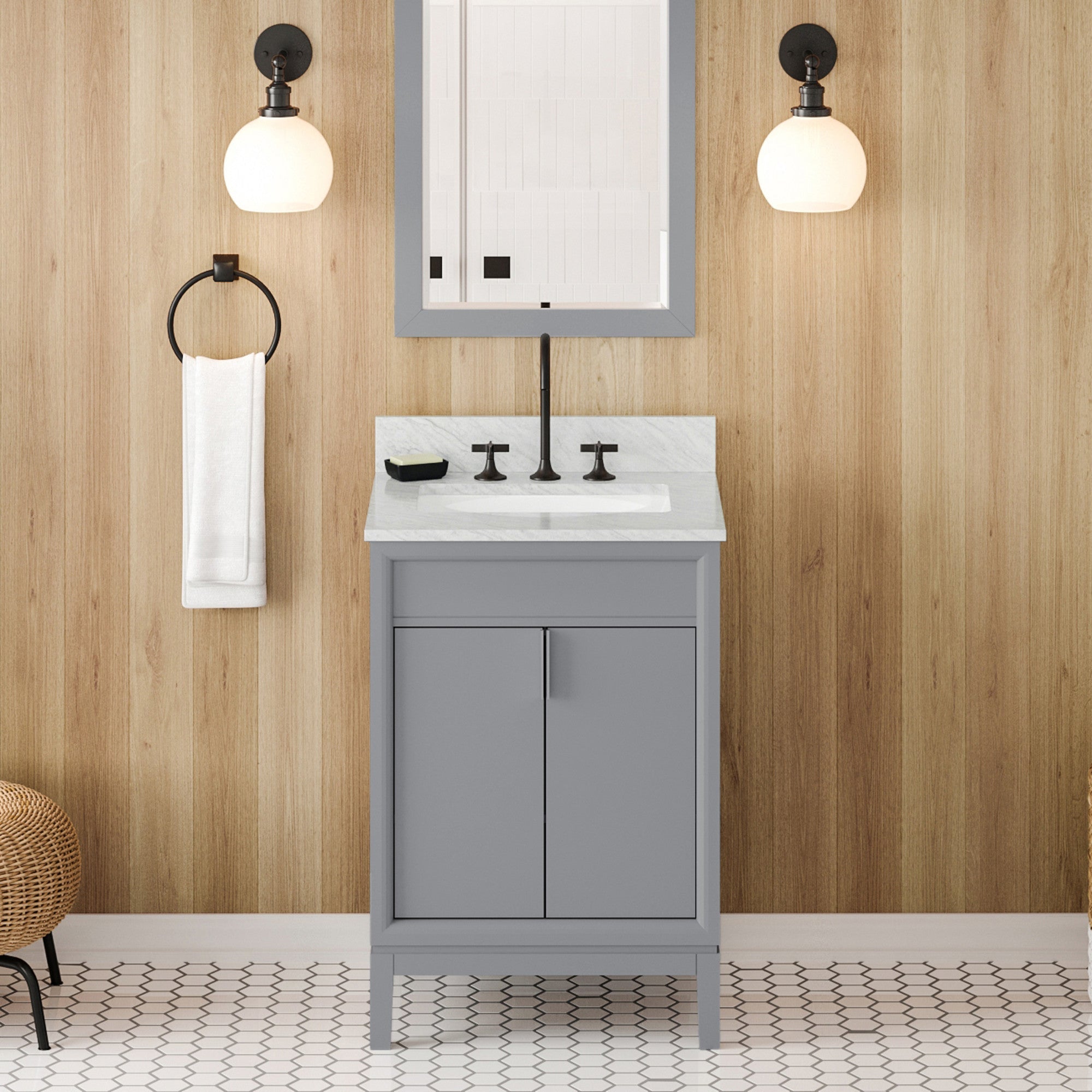 24" Theodora Vanity – Grey