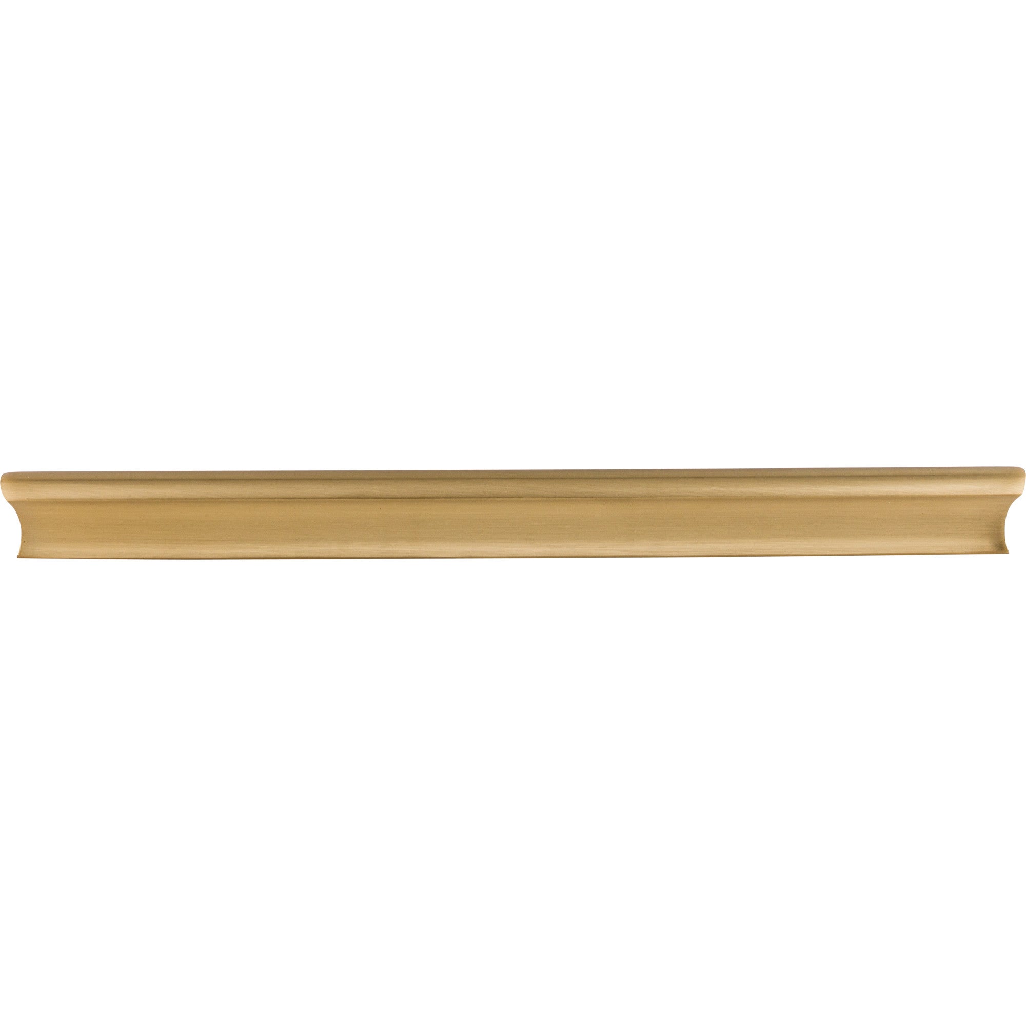 Glacier 9 15/16" Center to Center Finger Pull - Honey Bronze