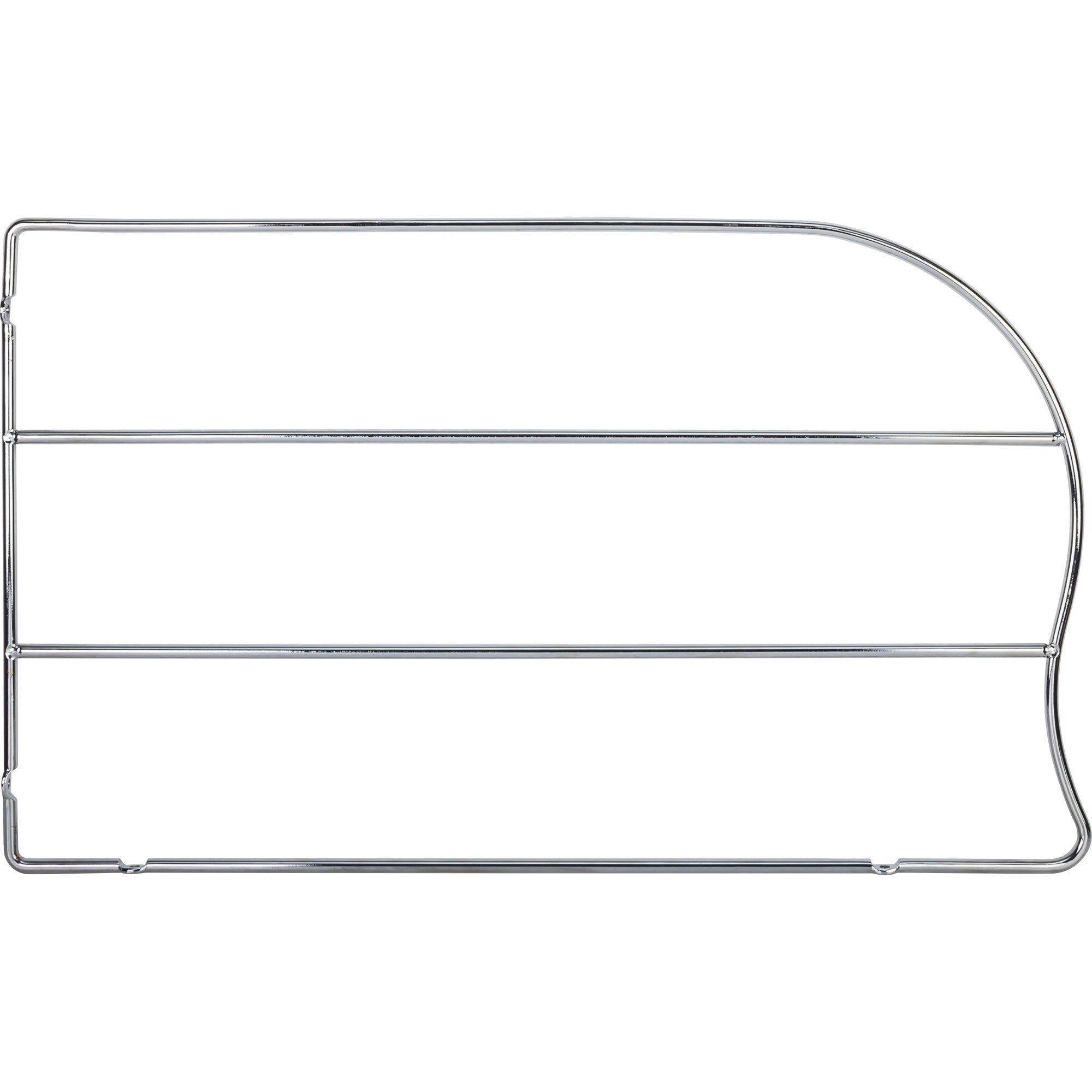 12" Polished Chrome Metal Wire Tray Divider
