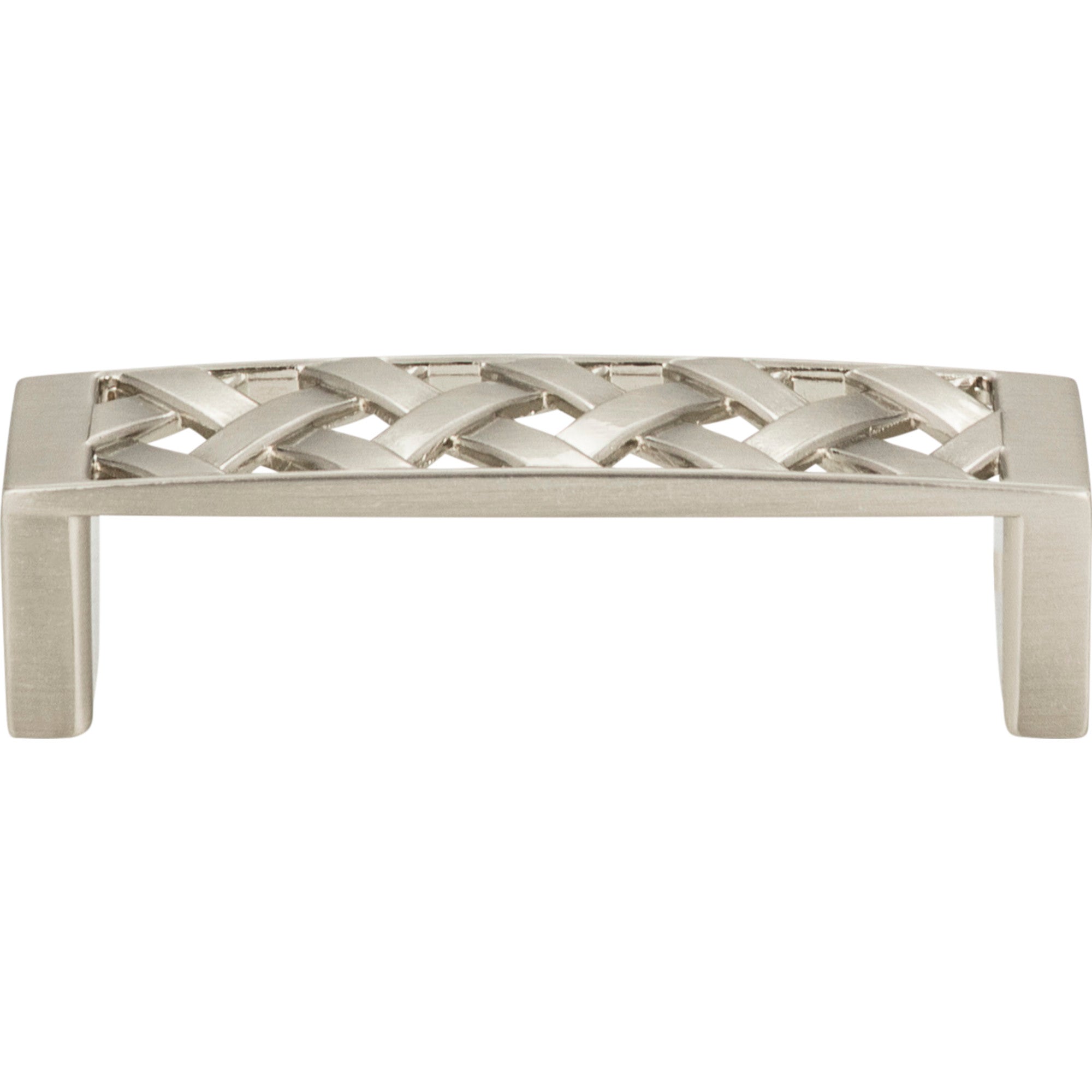 Lattice Bar Pull - Brushed Nickel