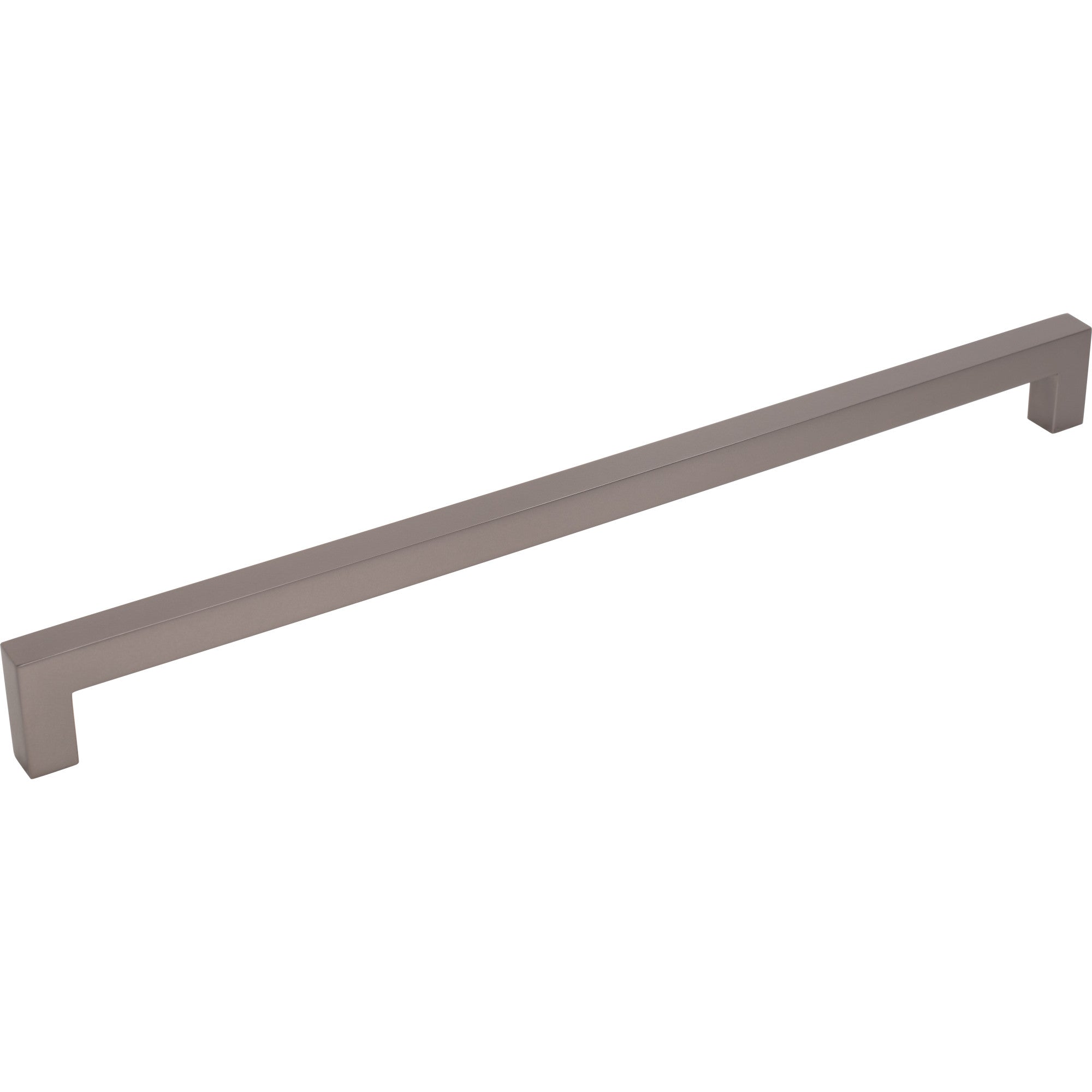 Square Bar 12" Center to Center Bar Pull - Ash Gray