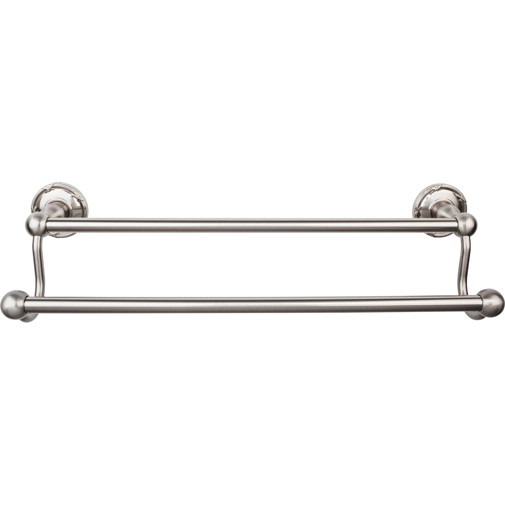 TOP BATH (R) Edwardian Bath Double 20 1/2" Wall Mounted  Towel Bar - Brushed Satin Nickel
