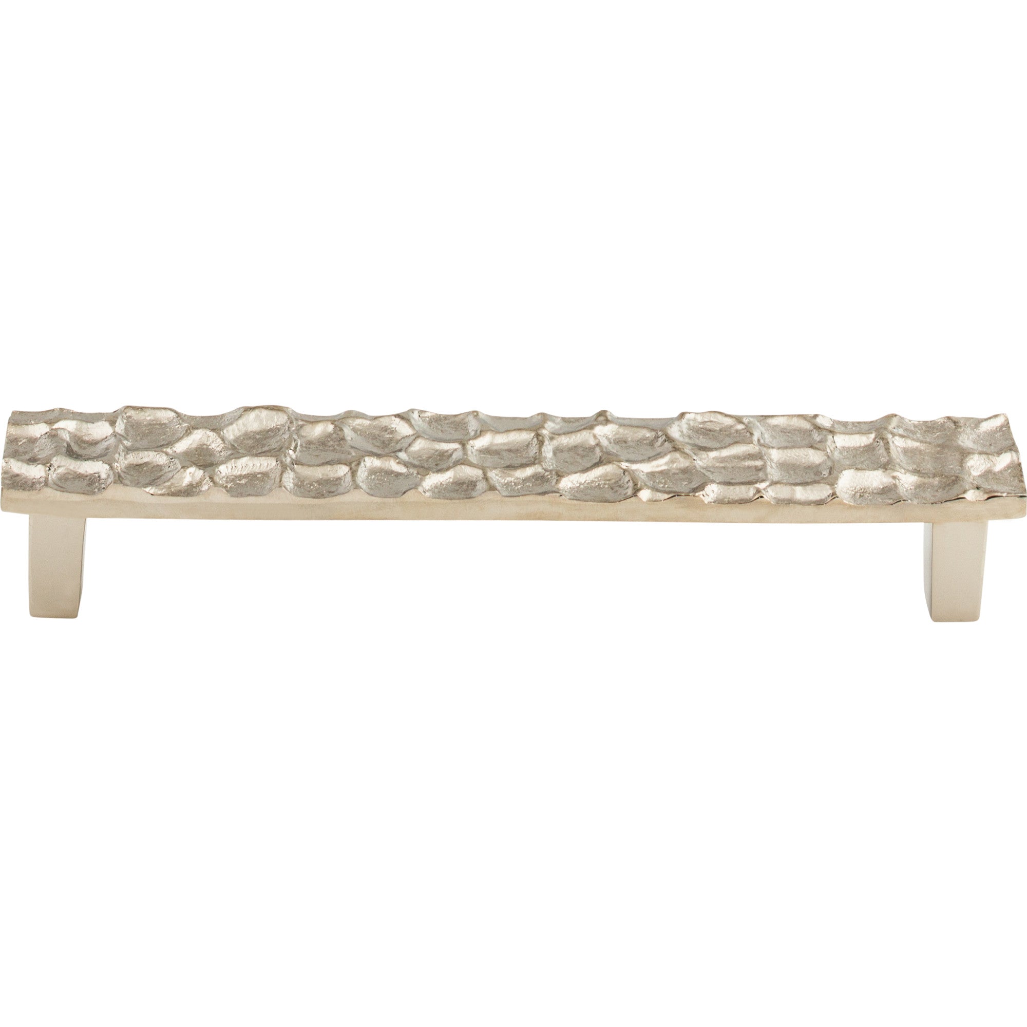 Cobblestone Bar Pull - Polished Nickel