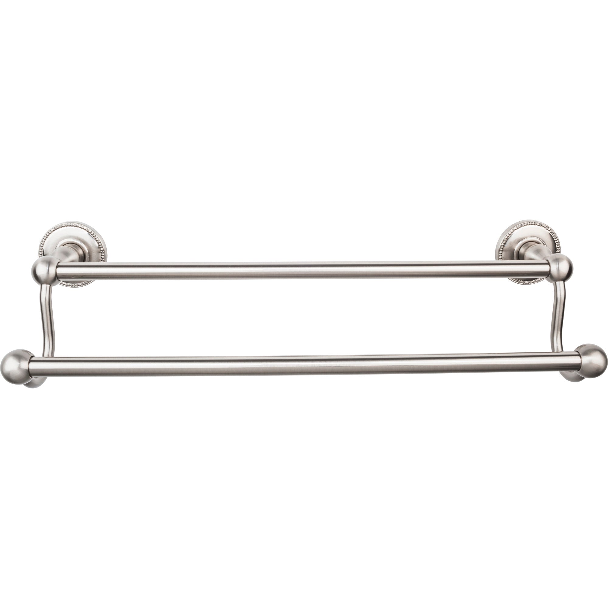 TOP BATH (R) Edwardian Bath Double 20 1/2" Wall Mounted  Towel Bar - Brushed Satin Nickel