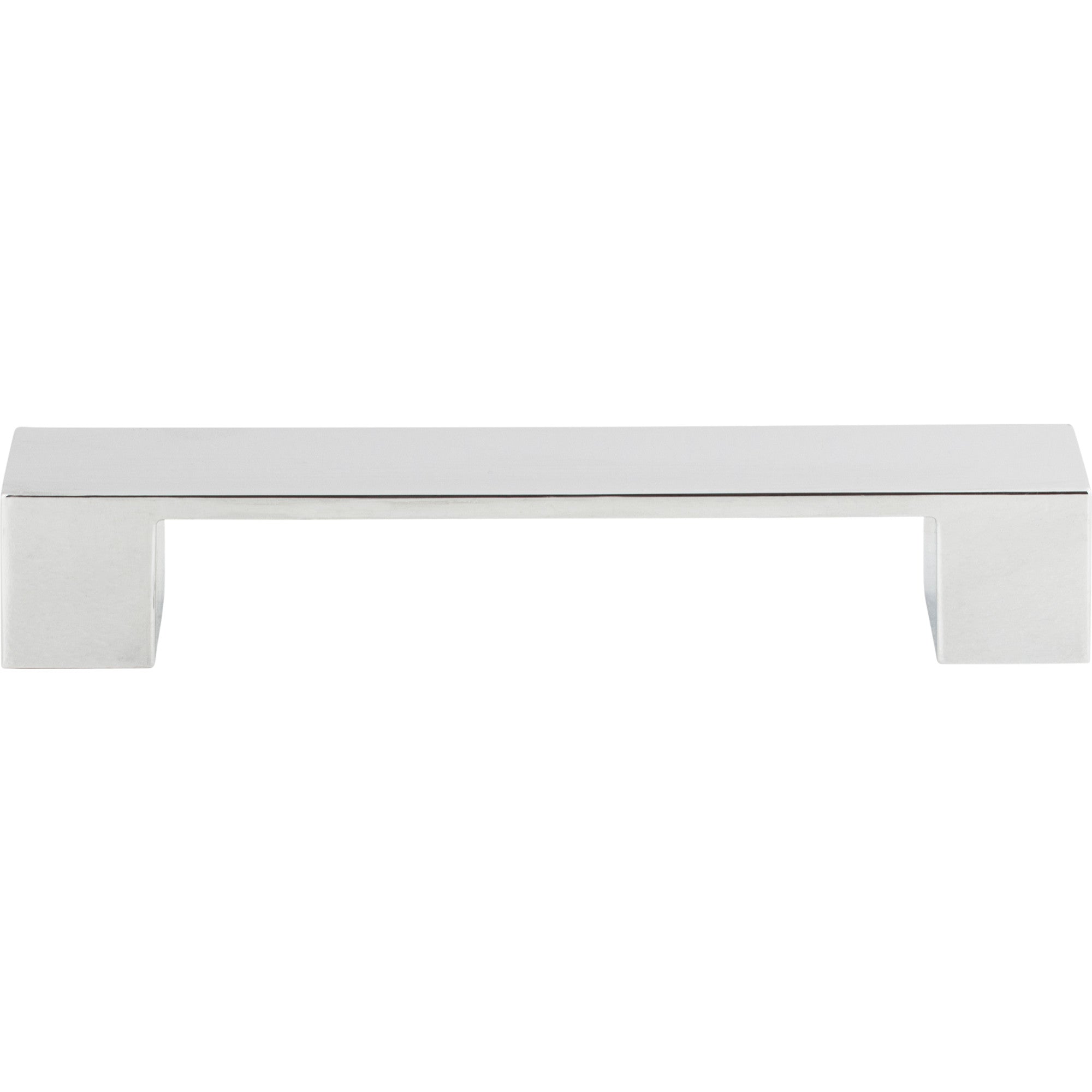 Wide Square Bar Pull - Polished Chrome