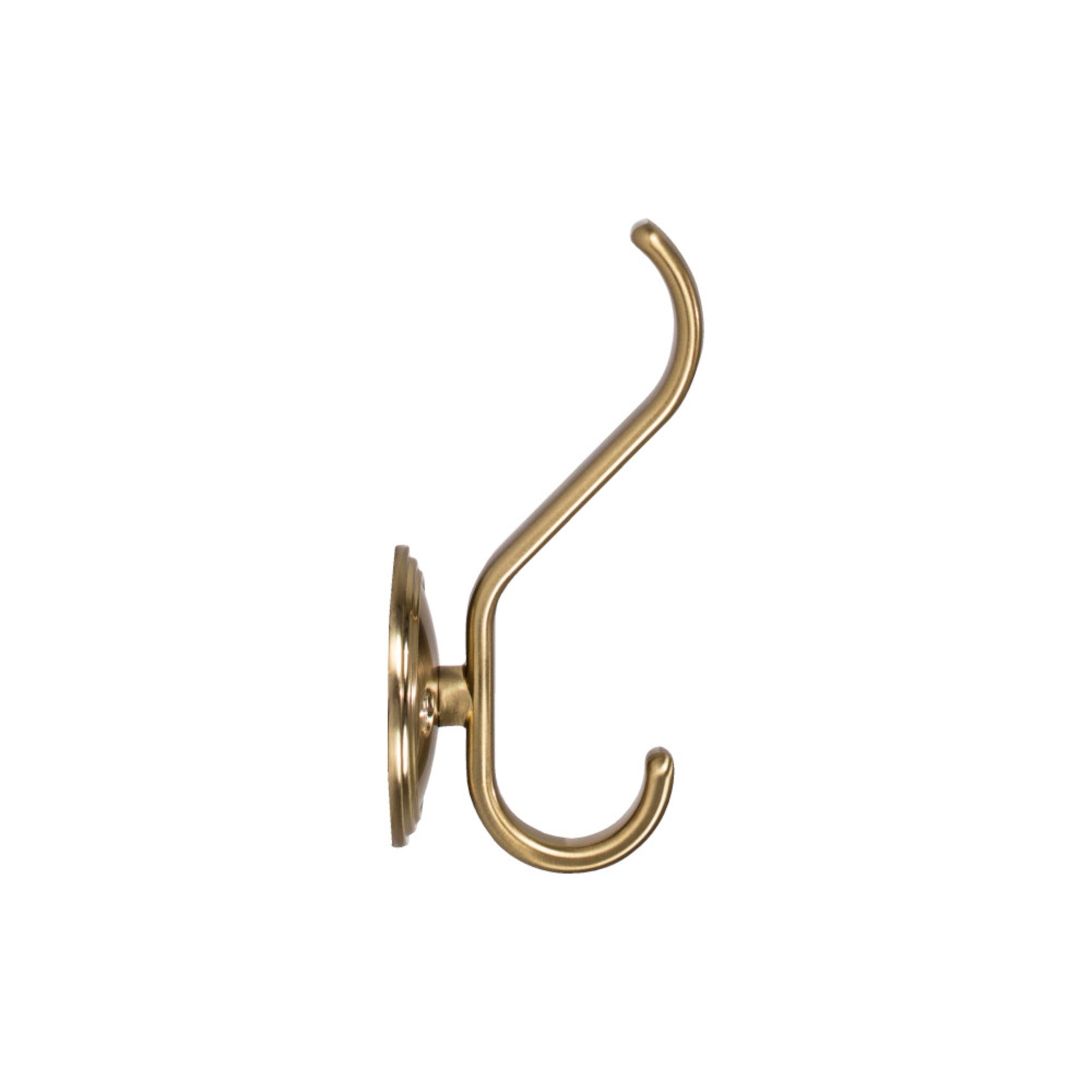 Reeded 4 11/16" Wall Hooks - Honey Bronze