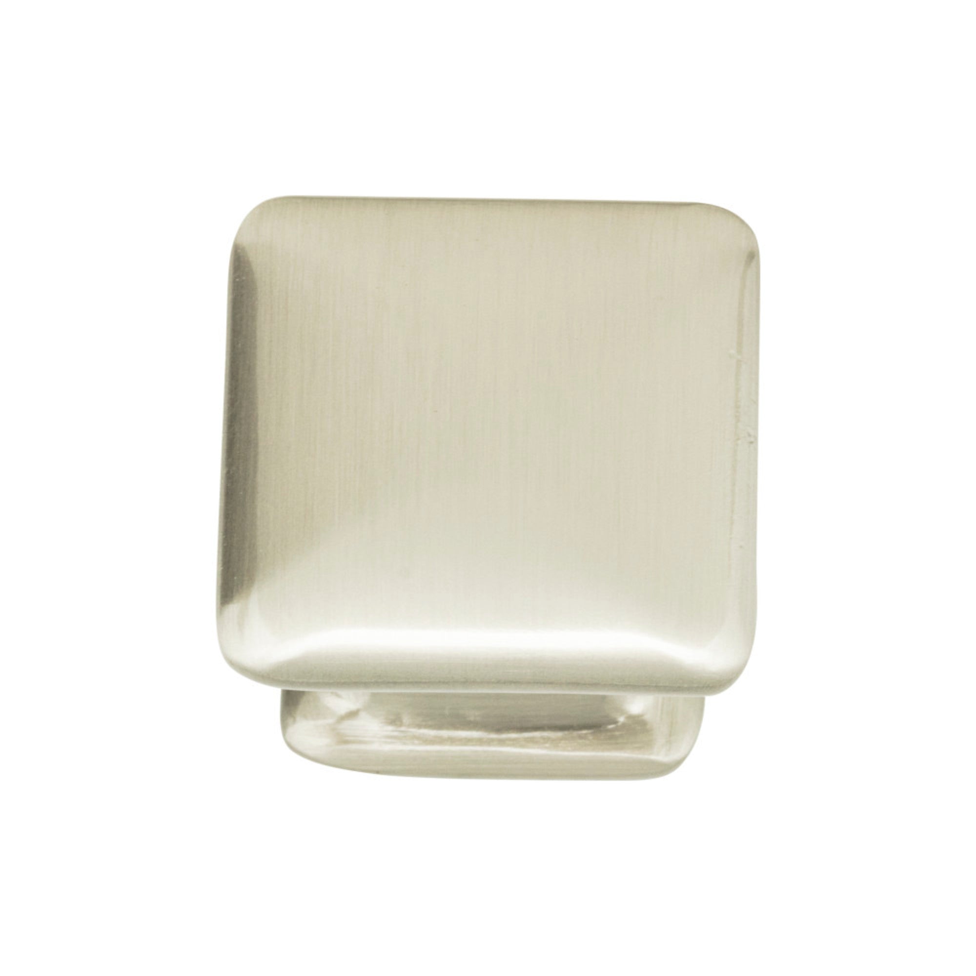 Alcott 1 1/4" Length Square Knob - Brushed Nickel
