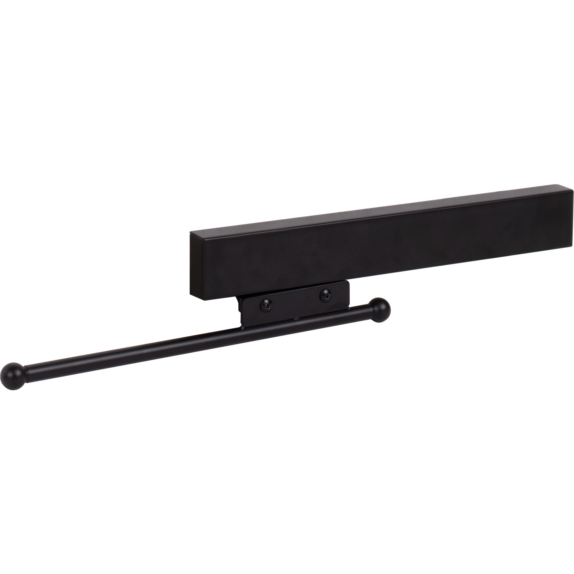 Matte Black 12" Sliding Valet Rod