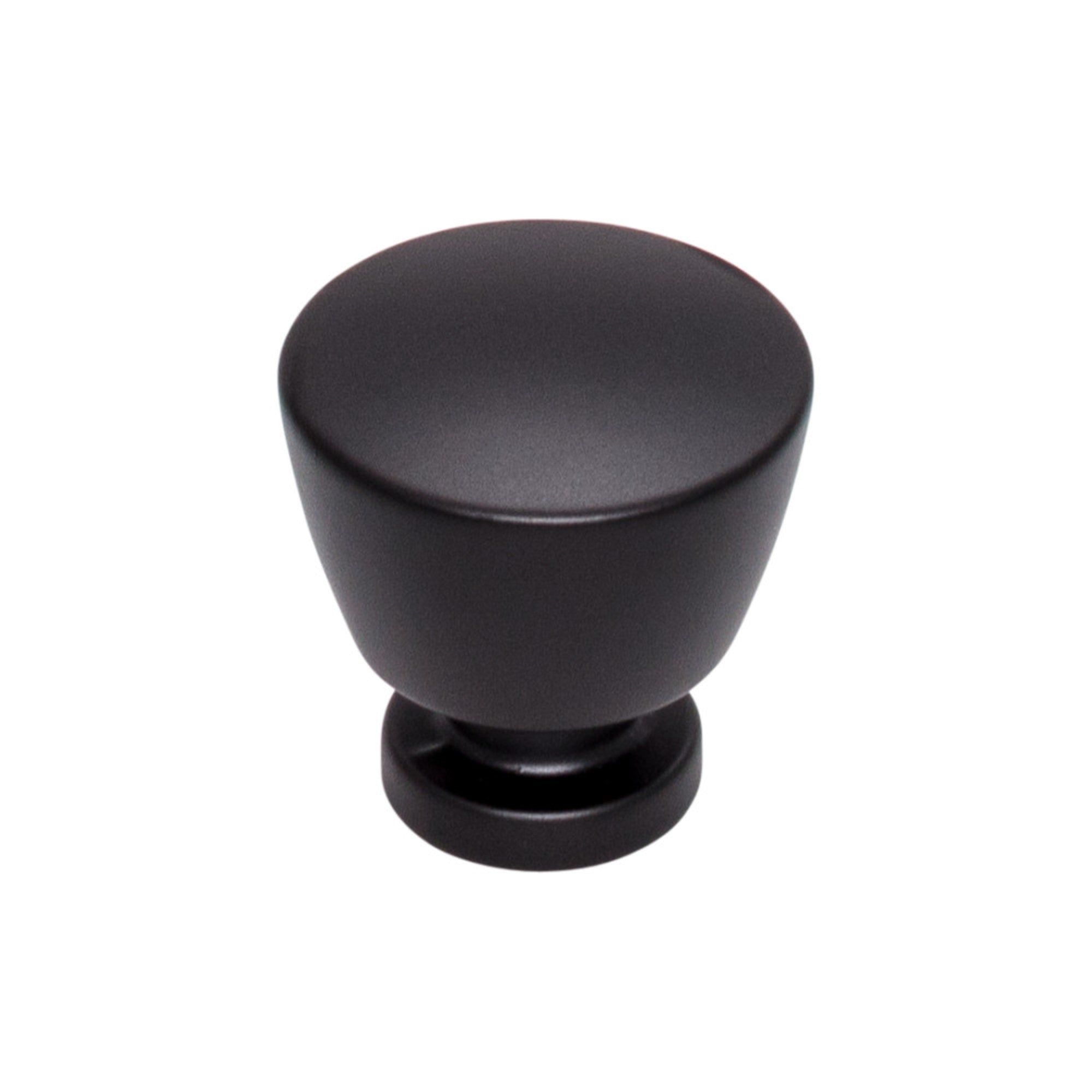 Allendale Round Knob - Flat Black