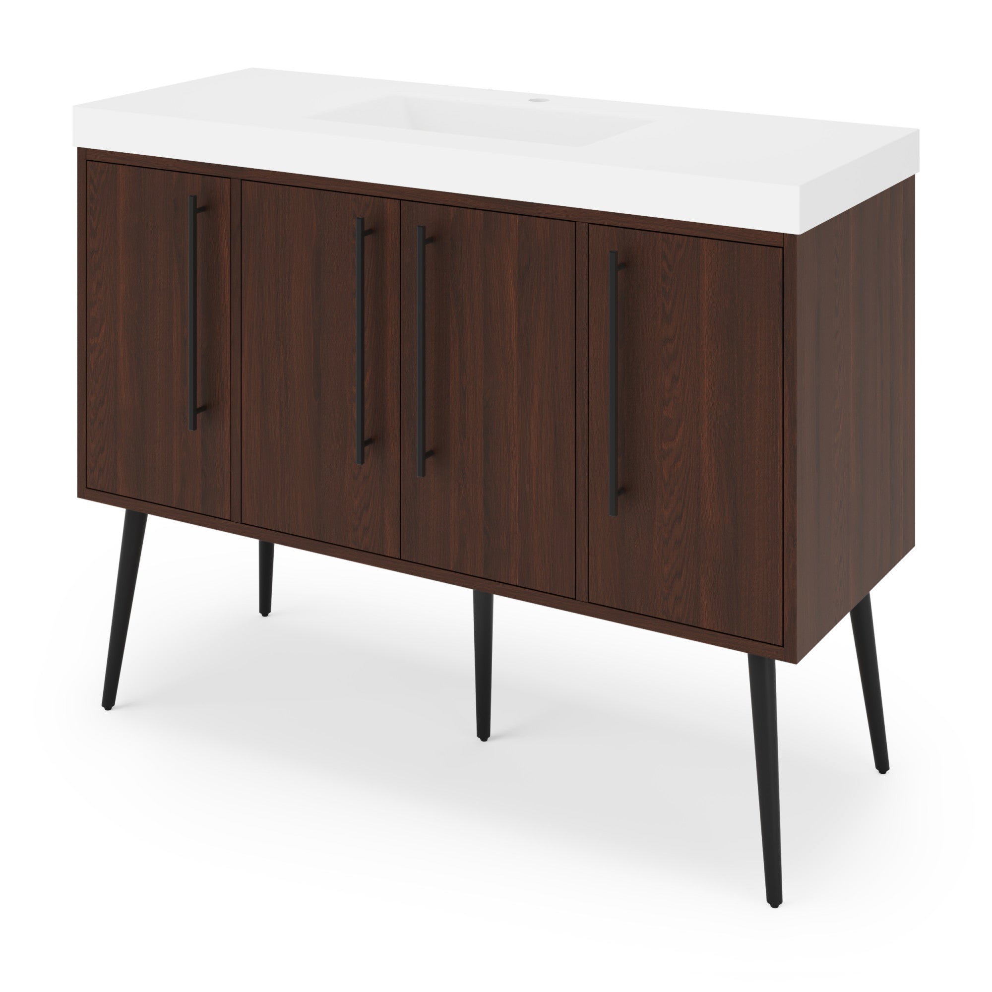 48" Tempest Vanity – Dark Walnut