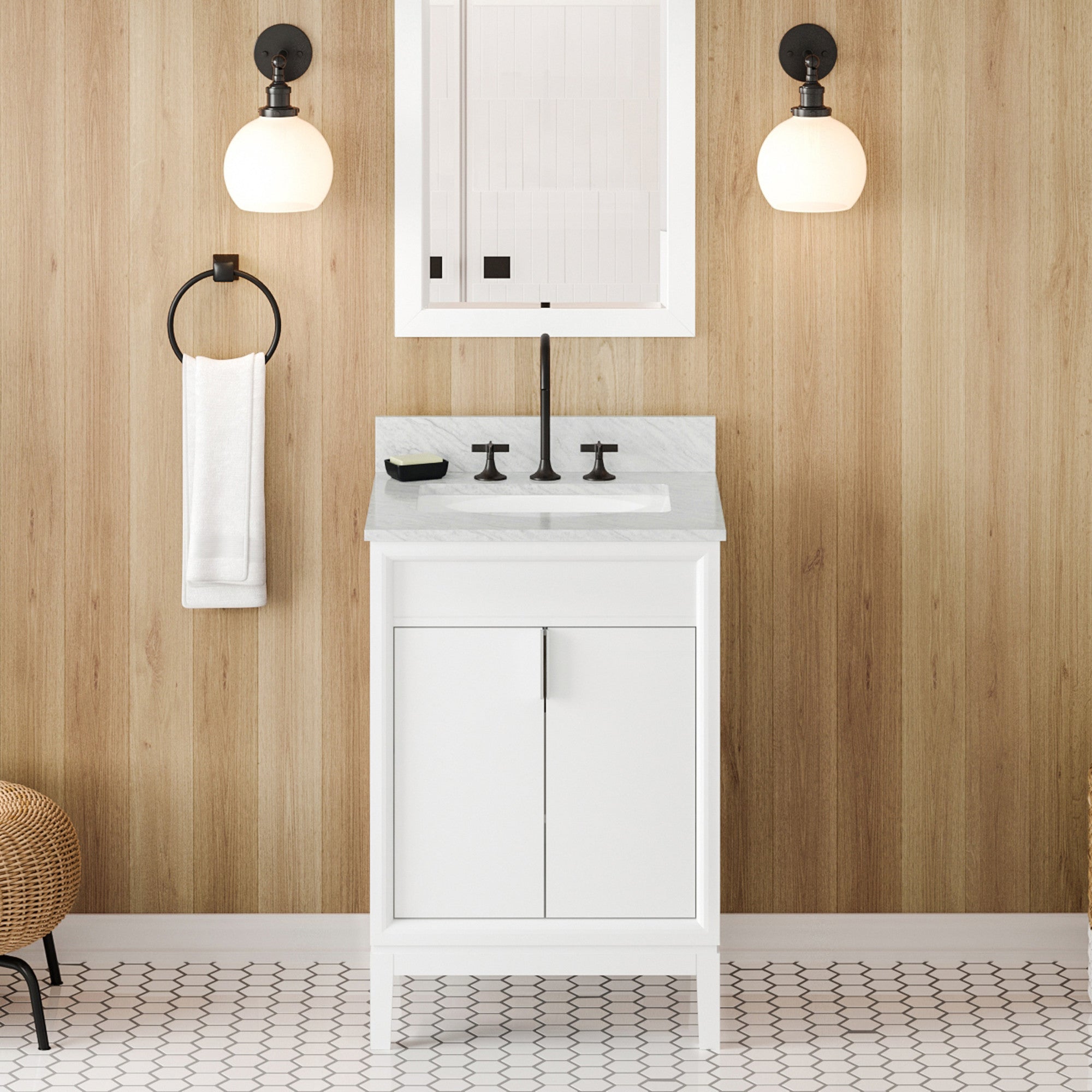24" Theodora Vanity – White