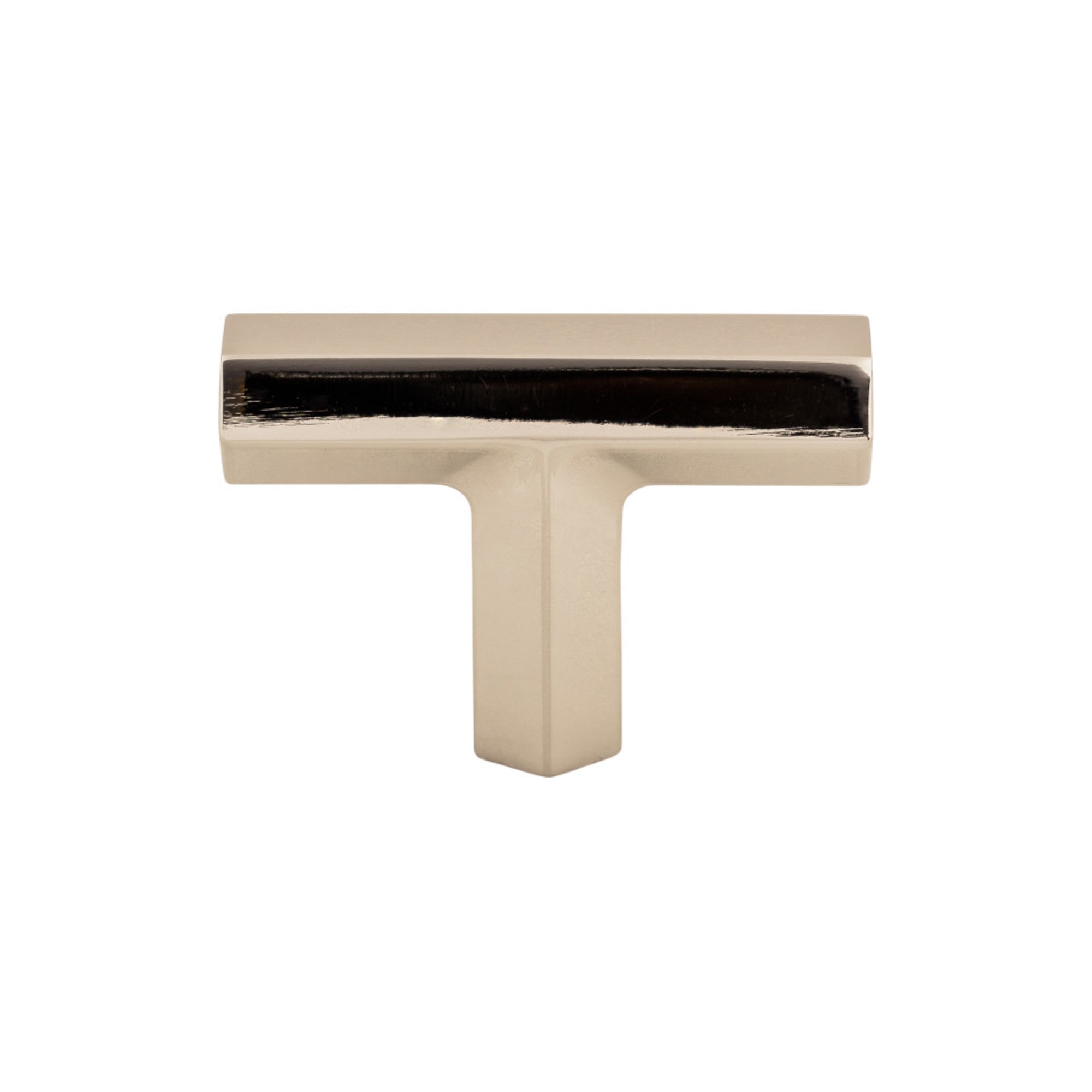 Lydia 1 3/4" Length Geometric Knob - Polished Nickel