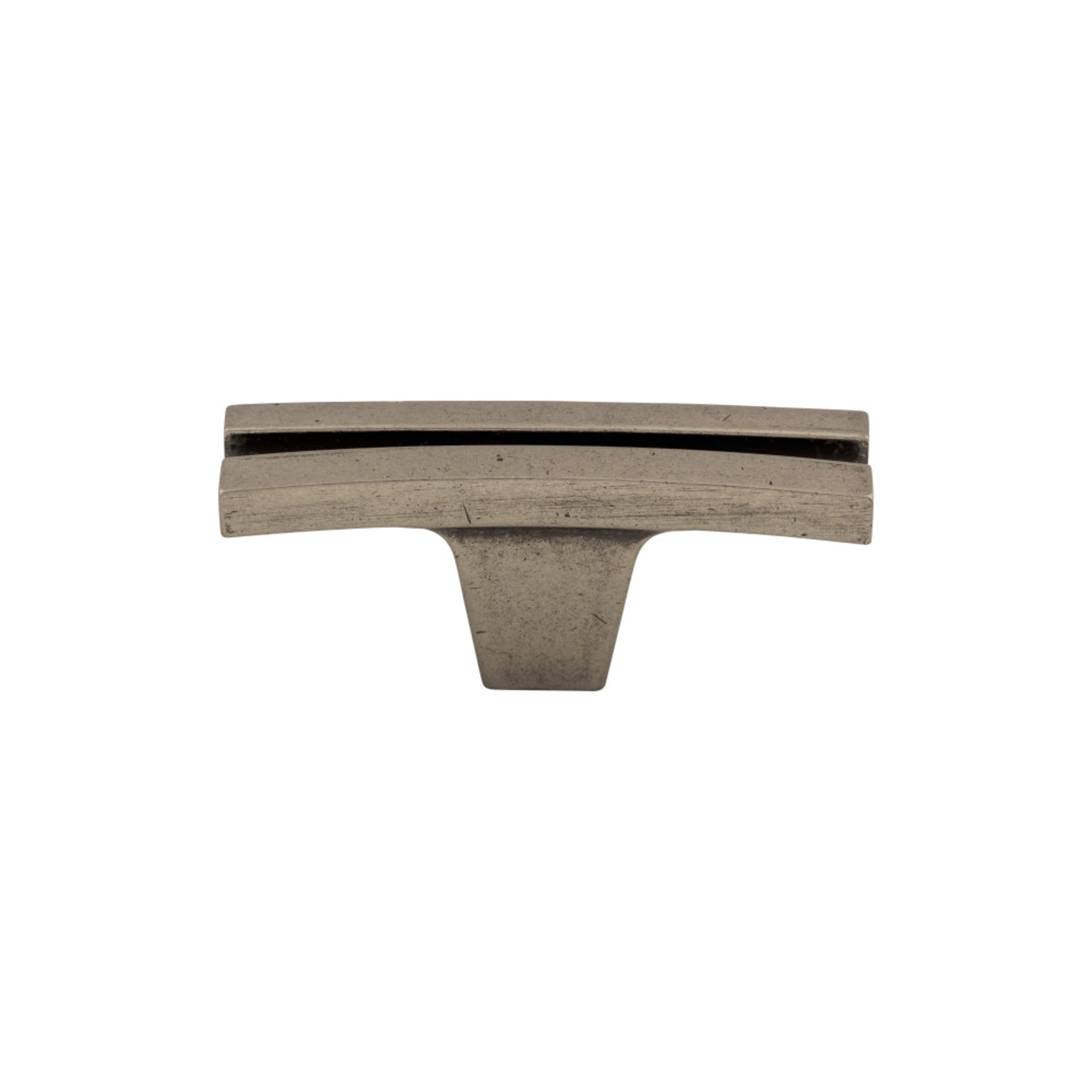 Flared Knob - Pewter Antique