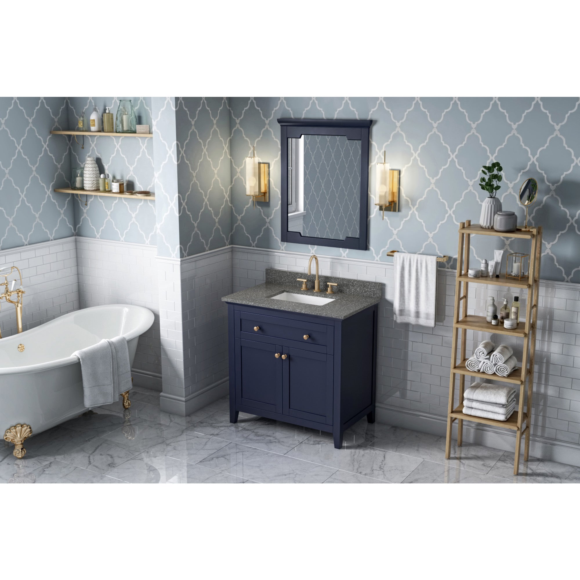 36" Chatham Vanity – Hale Blue