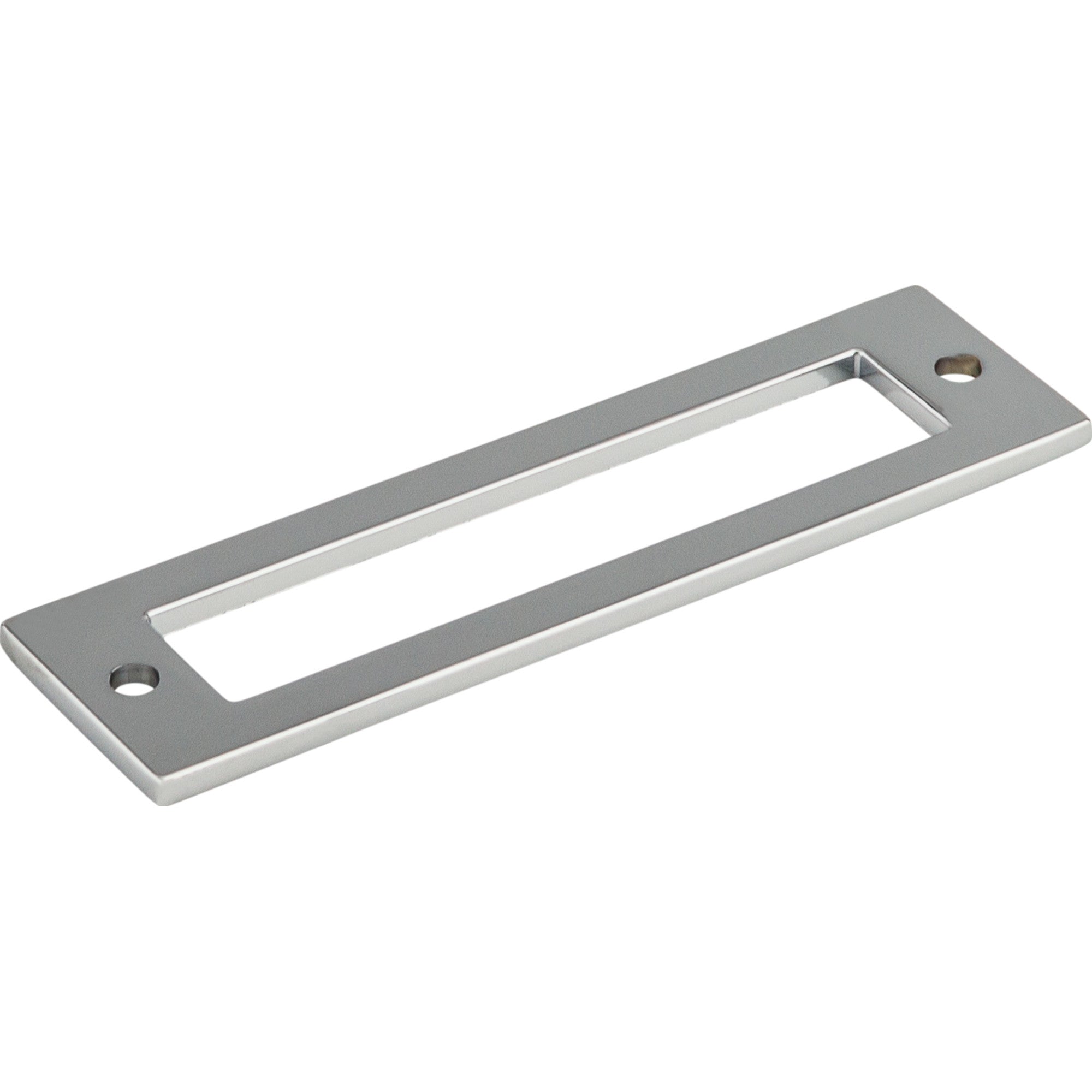 Hollin 3 3/4" Center to Center Pull Backplate - Polished Chrome