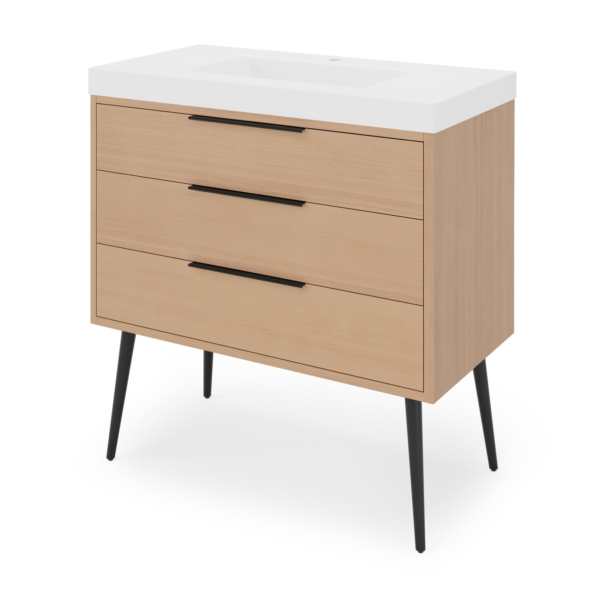 36" Gardner Vanity – Natural Oak