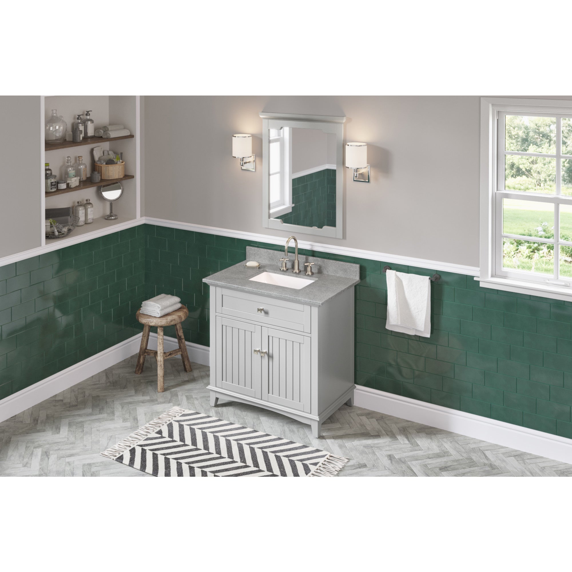 36" Savino Vanity – Grey