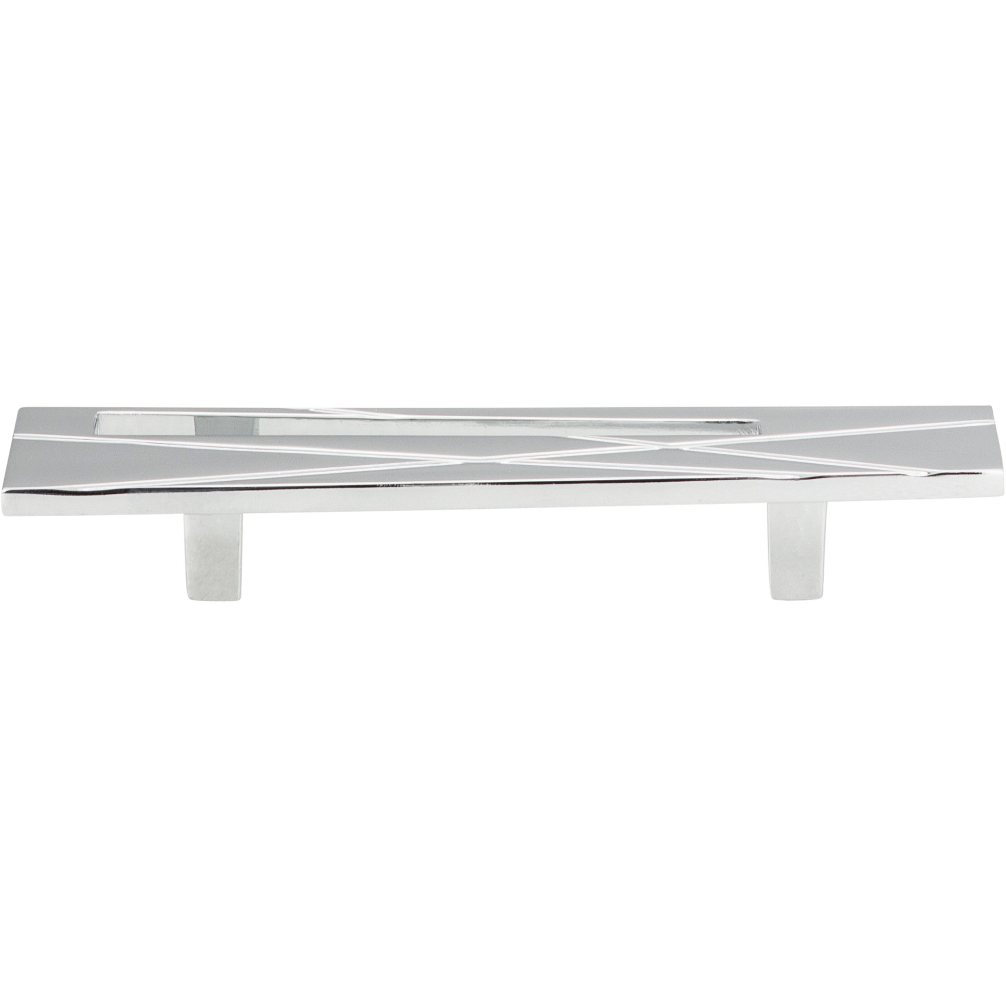 Modernist Left Bar Pull - Polished Chrome