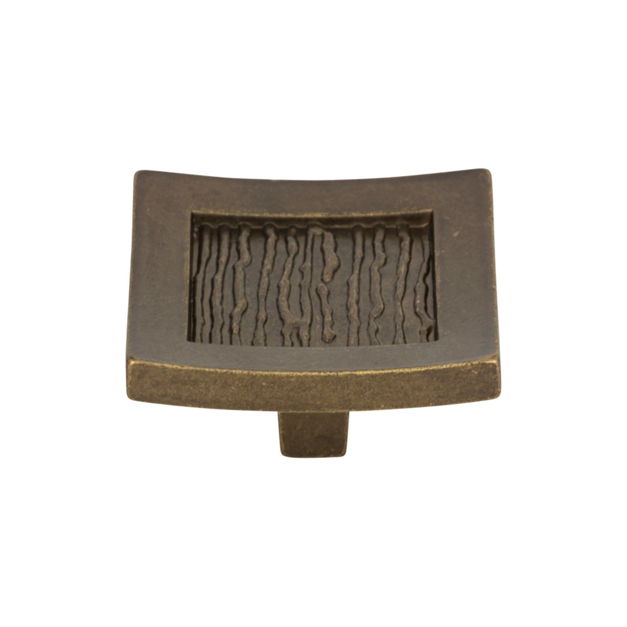 Primitive Square Knob - Burnished Bronze