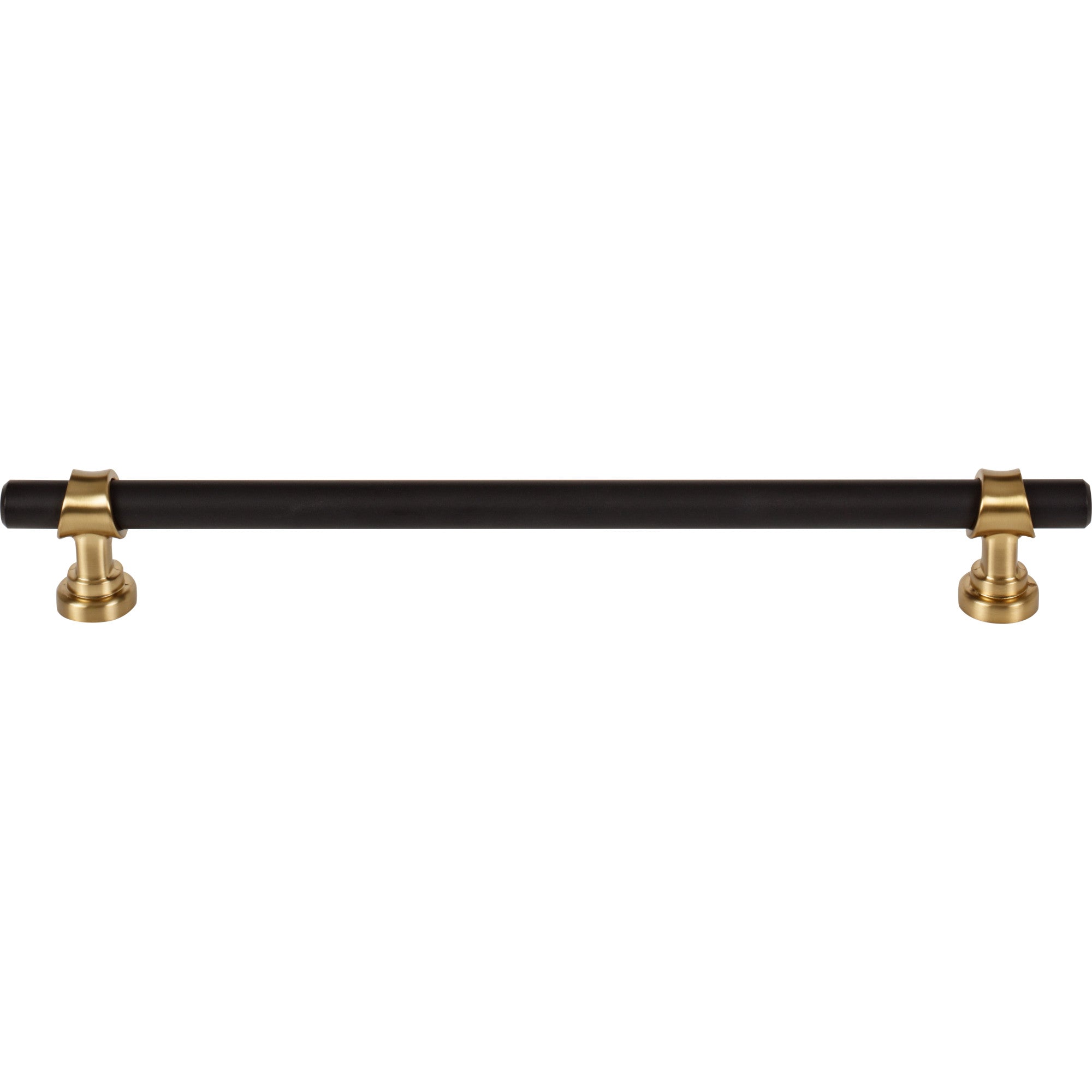 Bit Bar Pull - Flat Black and Honey Bronze