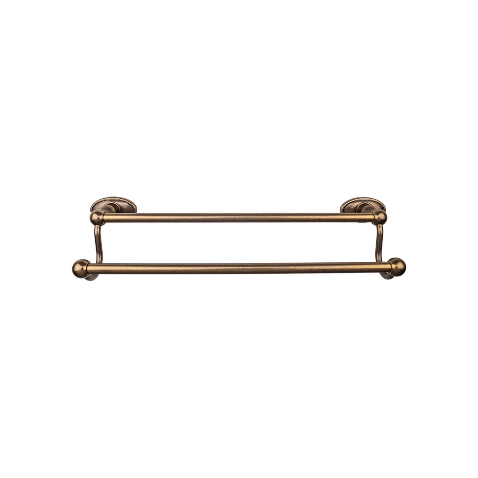 TOP BATH (R) Edwardian Bath Double 32 1/2" Wall Mounted  Towel Bar - German Bronze