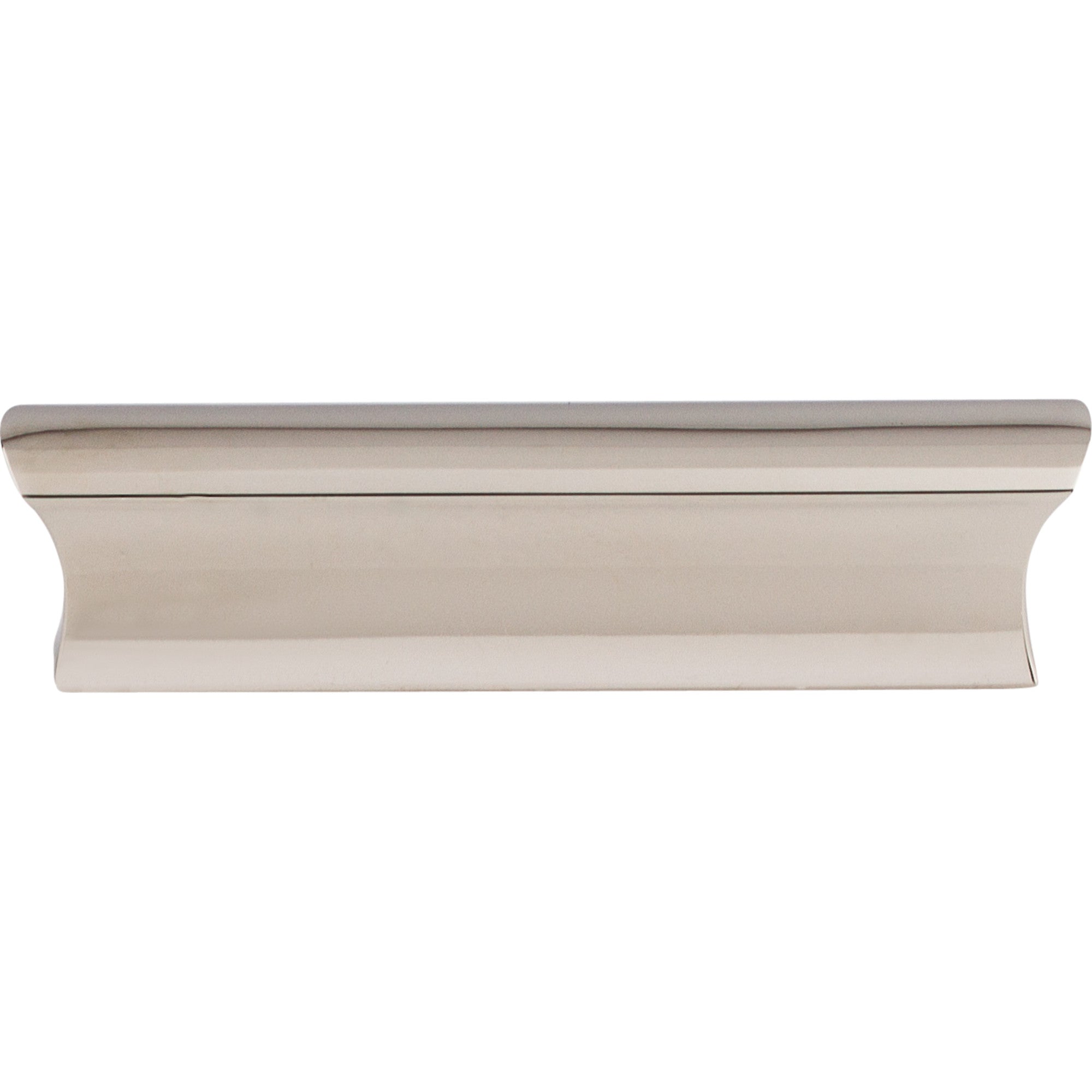 Glacier 3" Center to Center Finger Pull - Polished Nickel