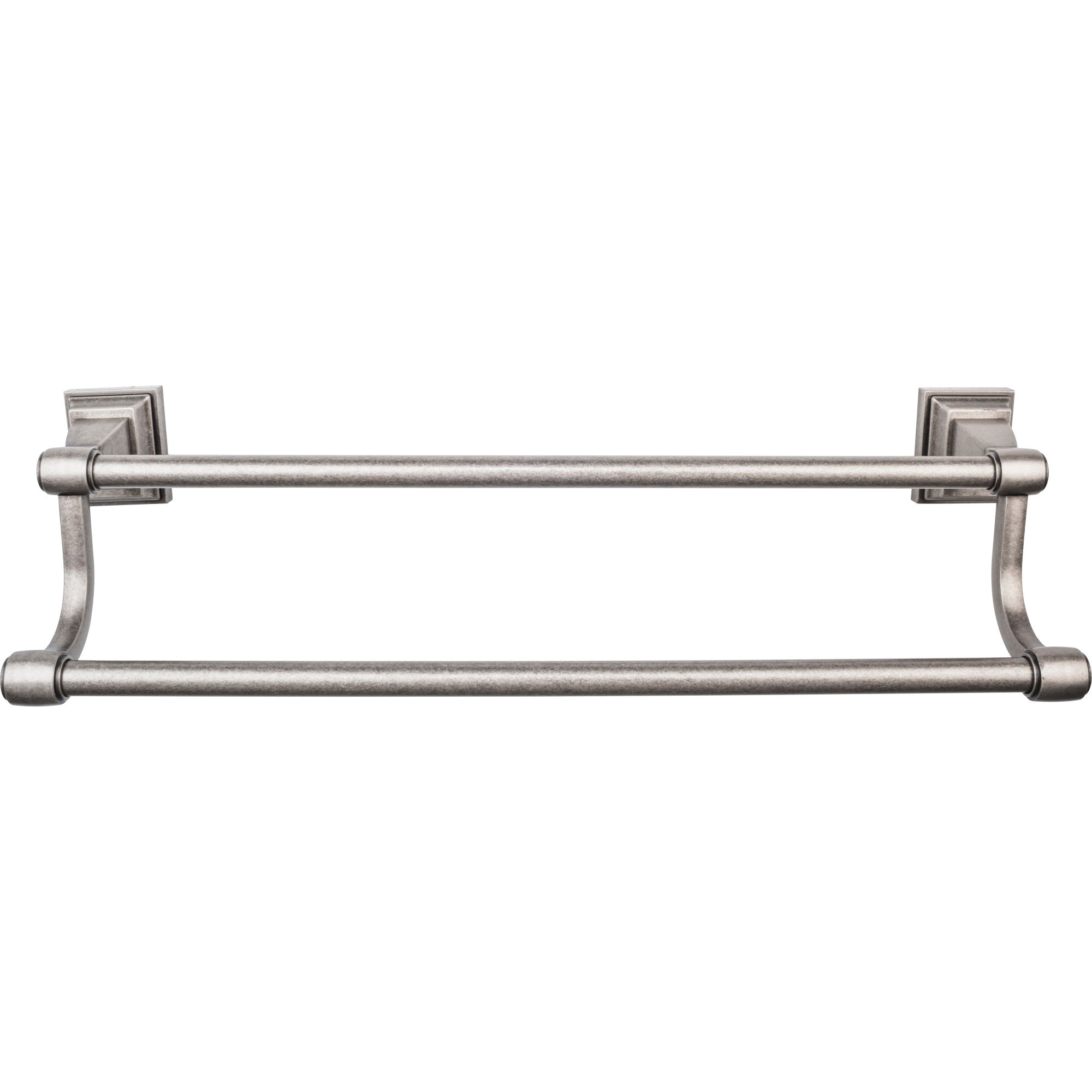 TOP BATH (R) Stratton Bath Double 32" Wall Mounted  Towel Bar - Antique Pewter