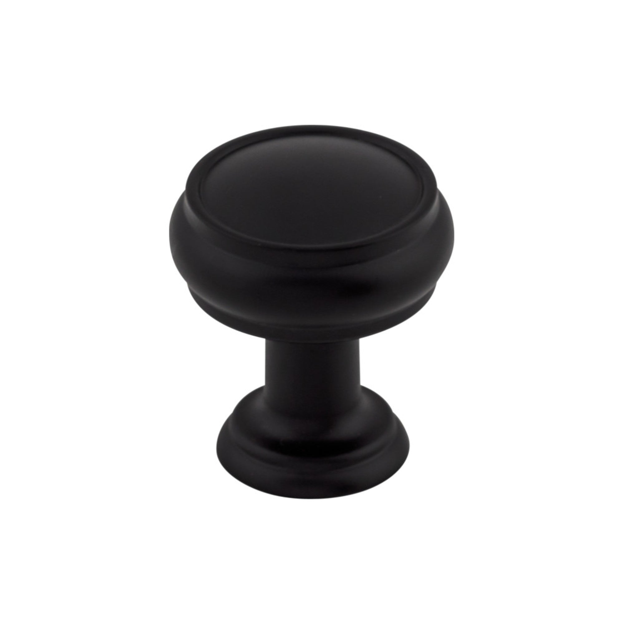 Eden 1" Diameter Round Knob - Flat Black