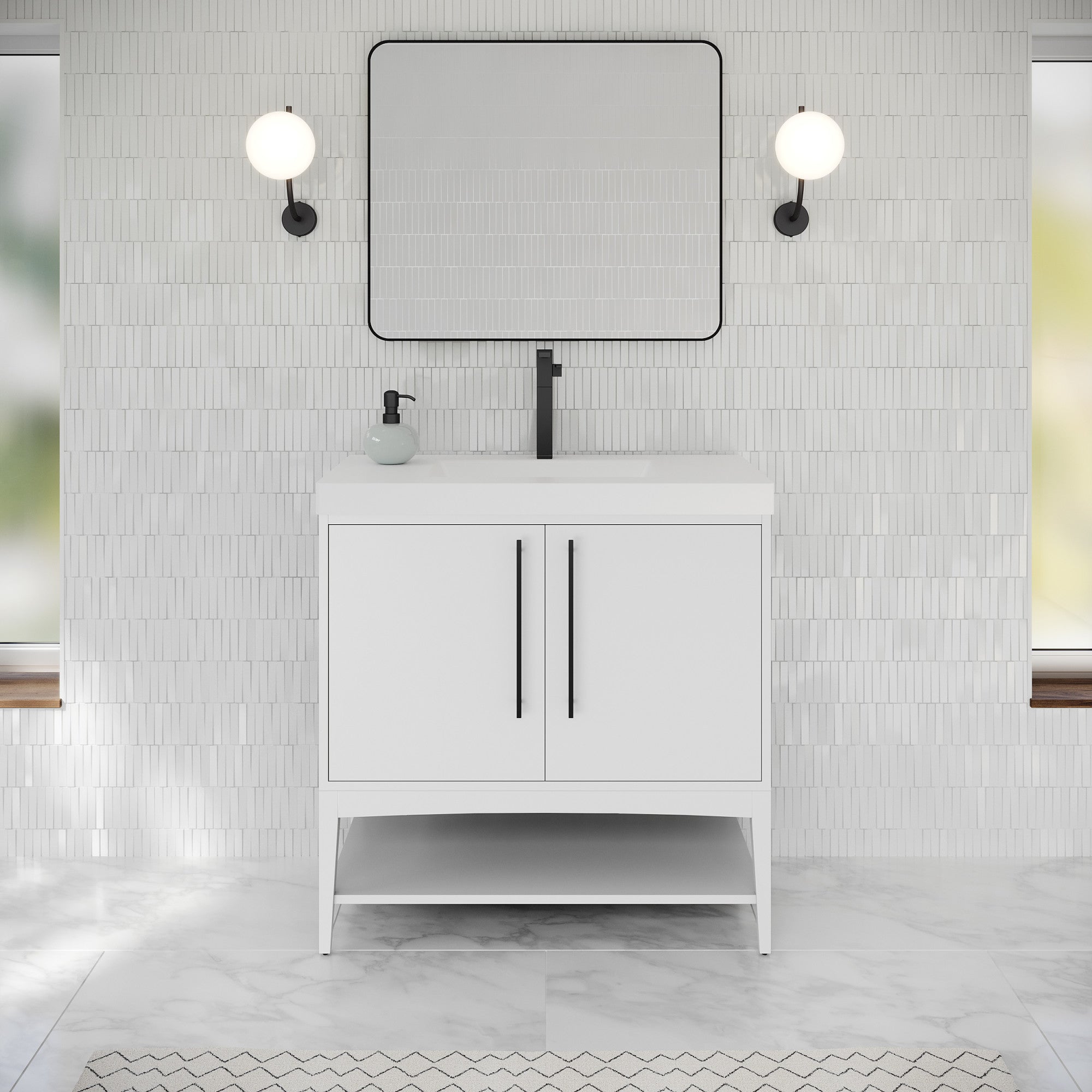 36" Tempest Vanity – White