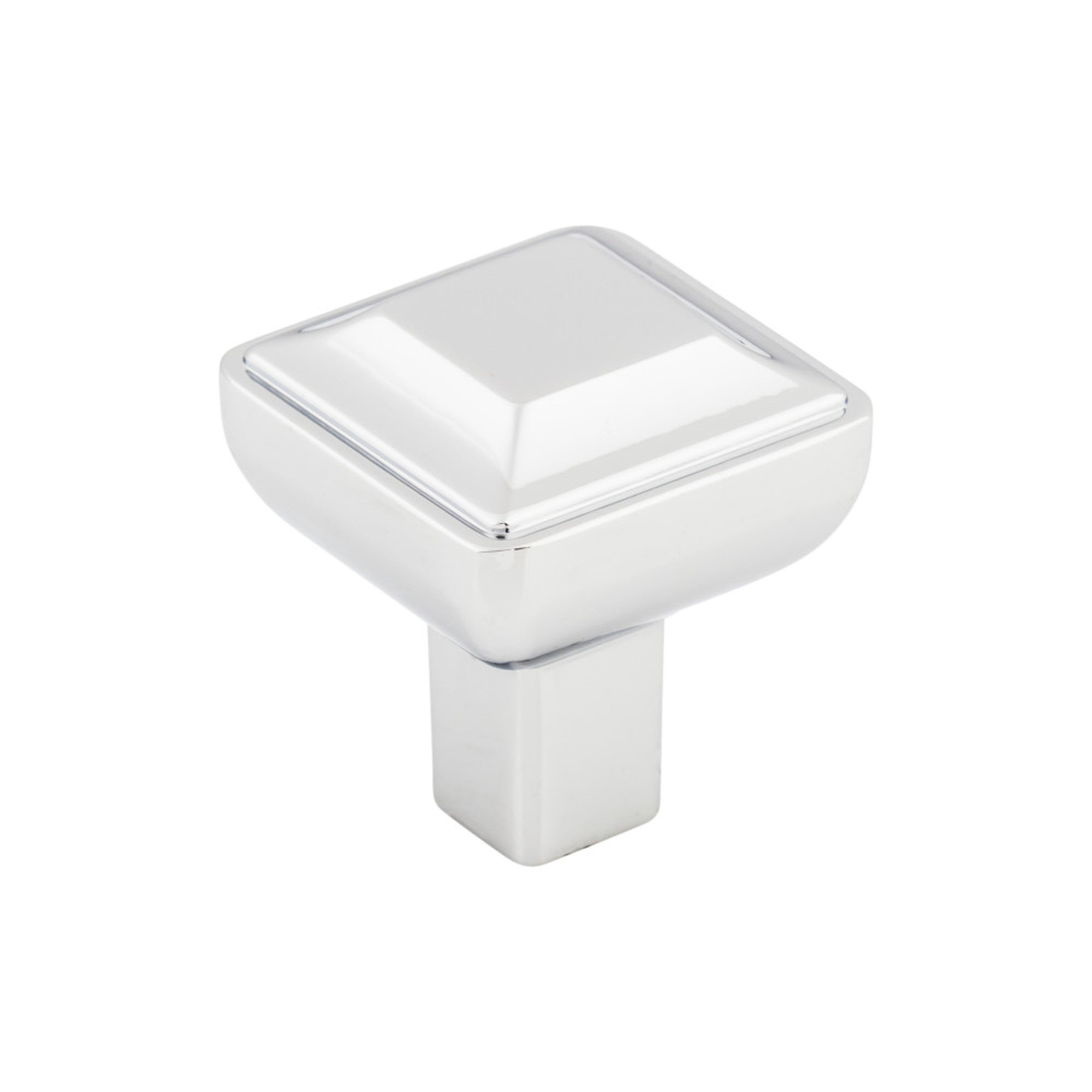 Podium 1" Length Square Knob - Polished Chrome