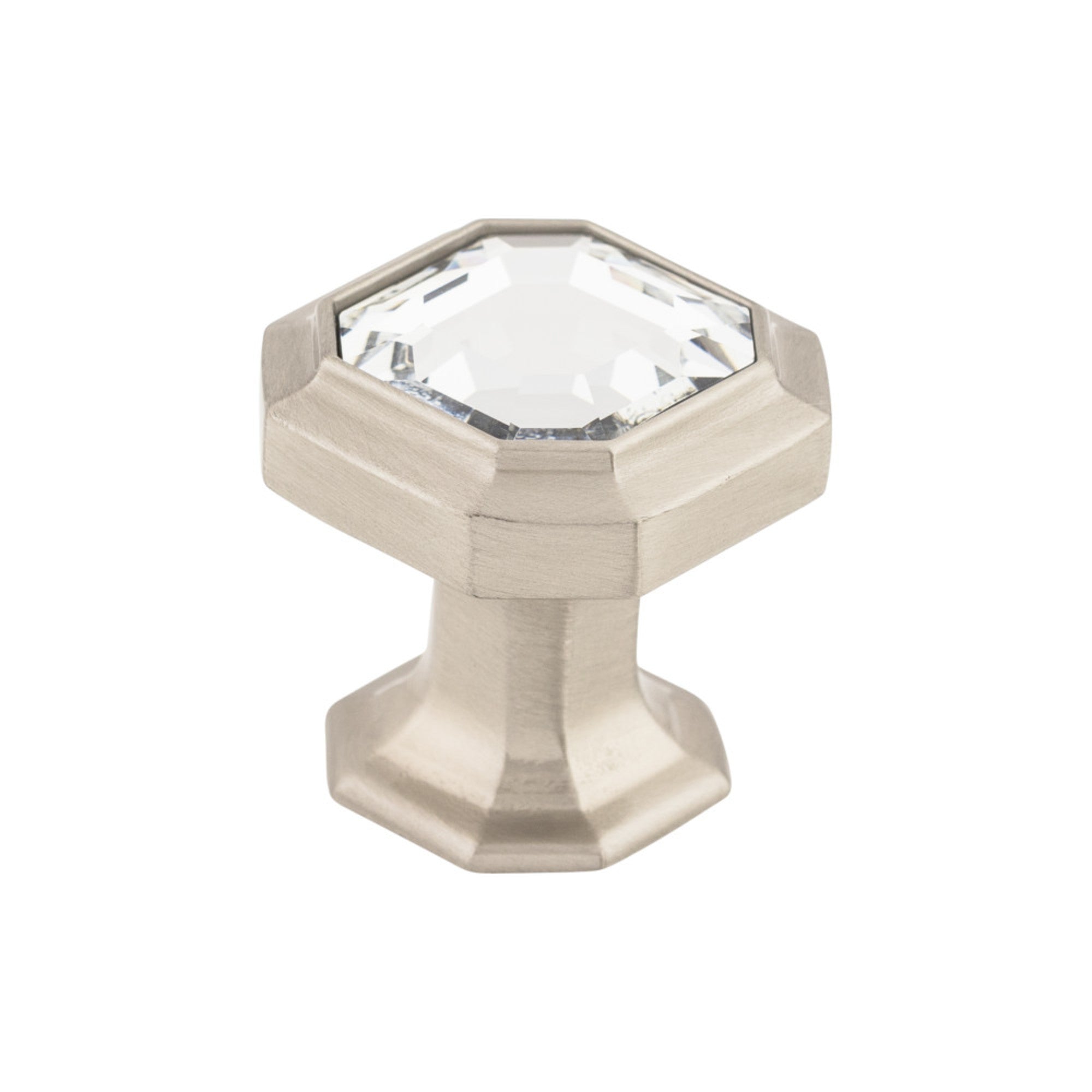 Crystal Emerald Square Knob