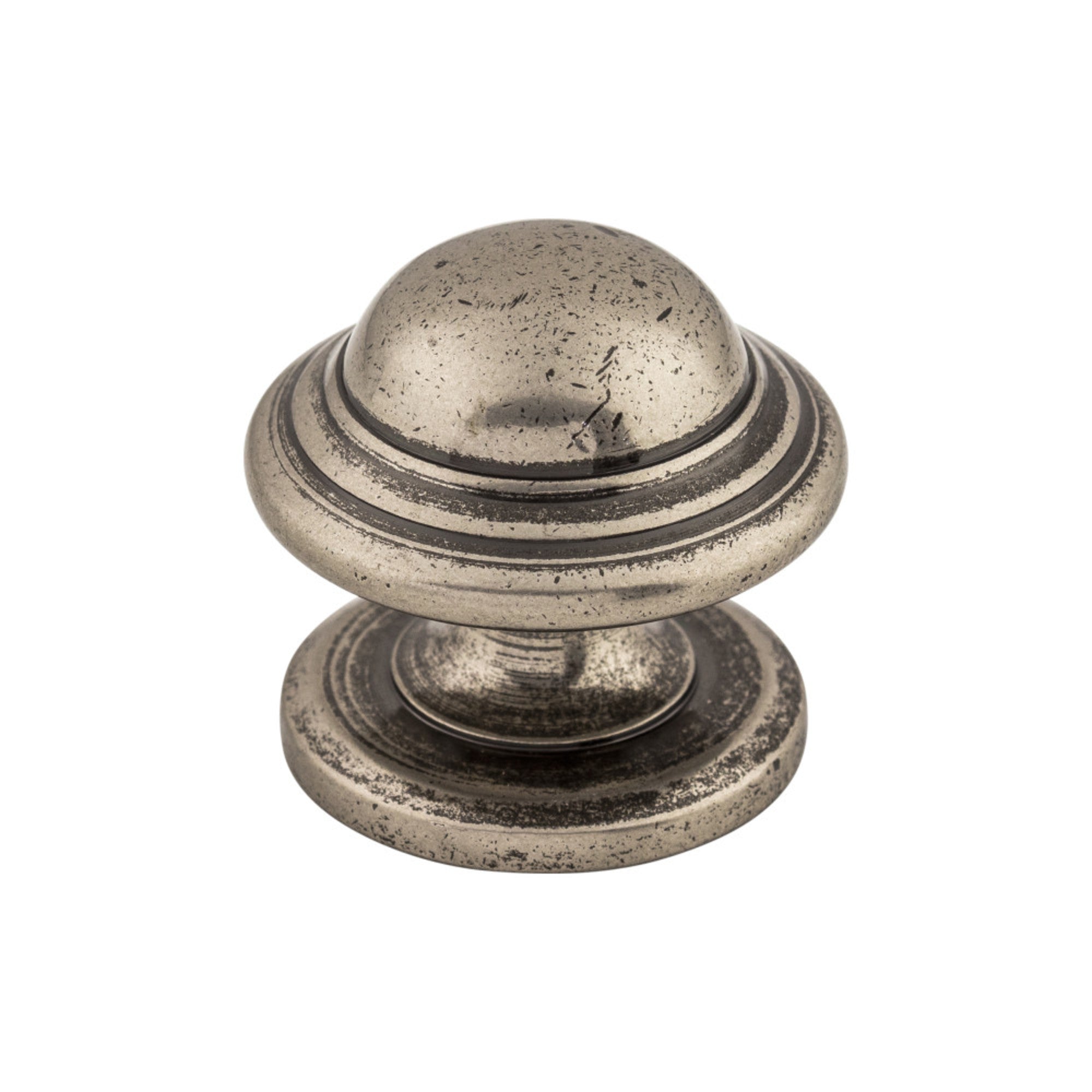 Empress Round Knob - Pewter Antique