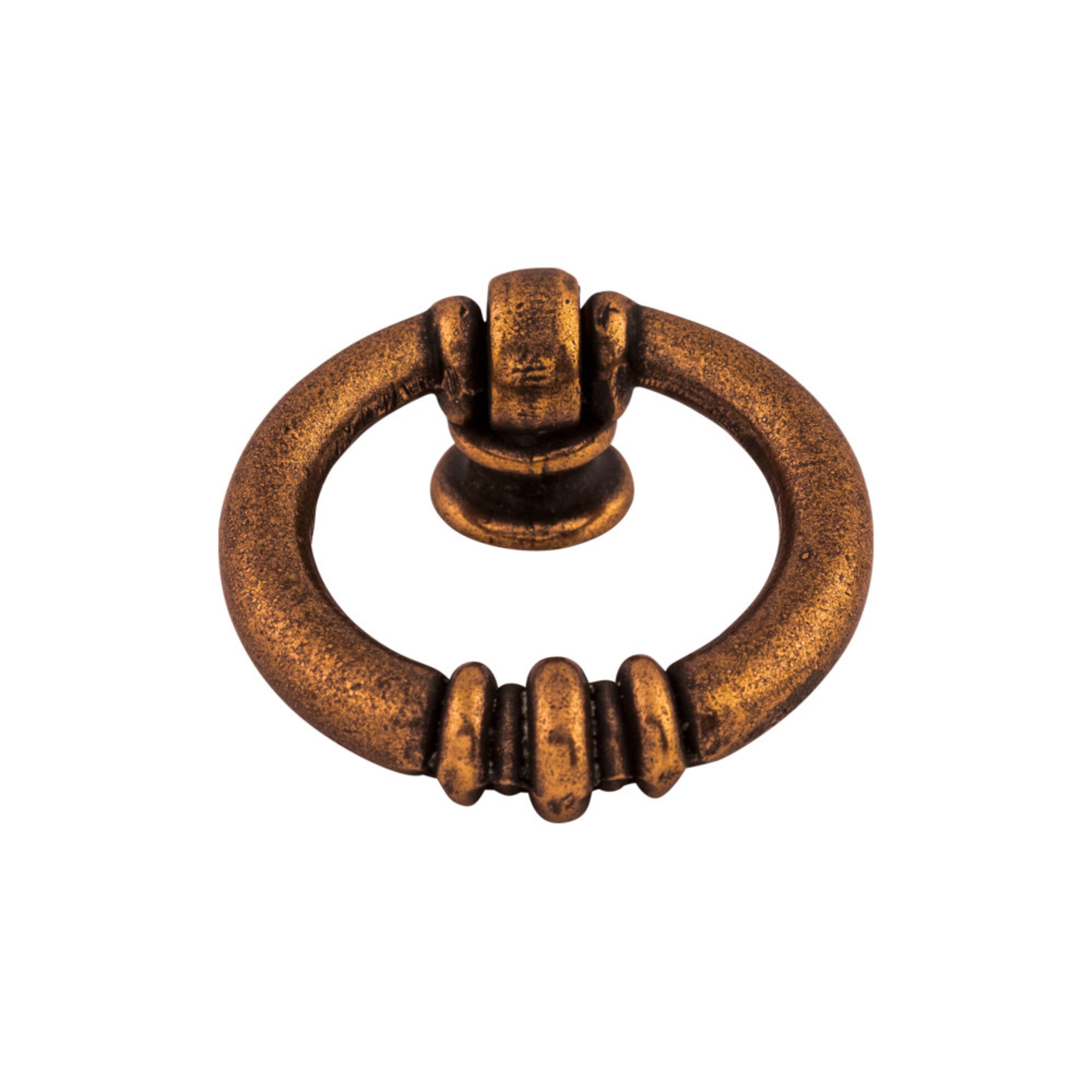 Newton Ring 1 5/8" Length Round Knob - Old English Copper