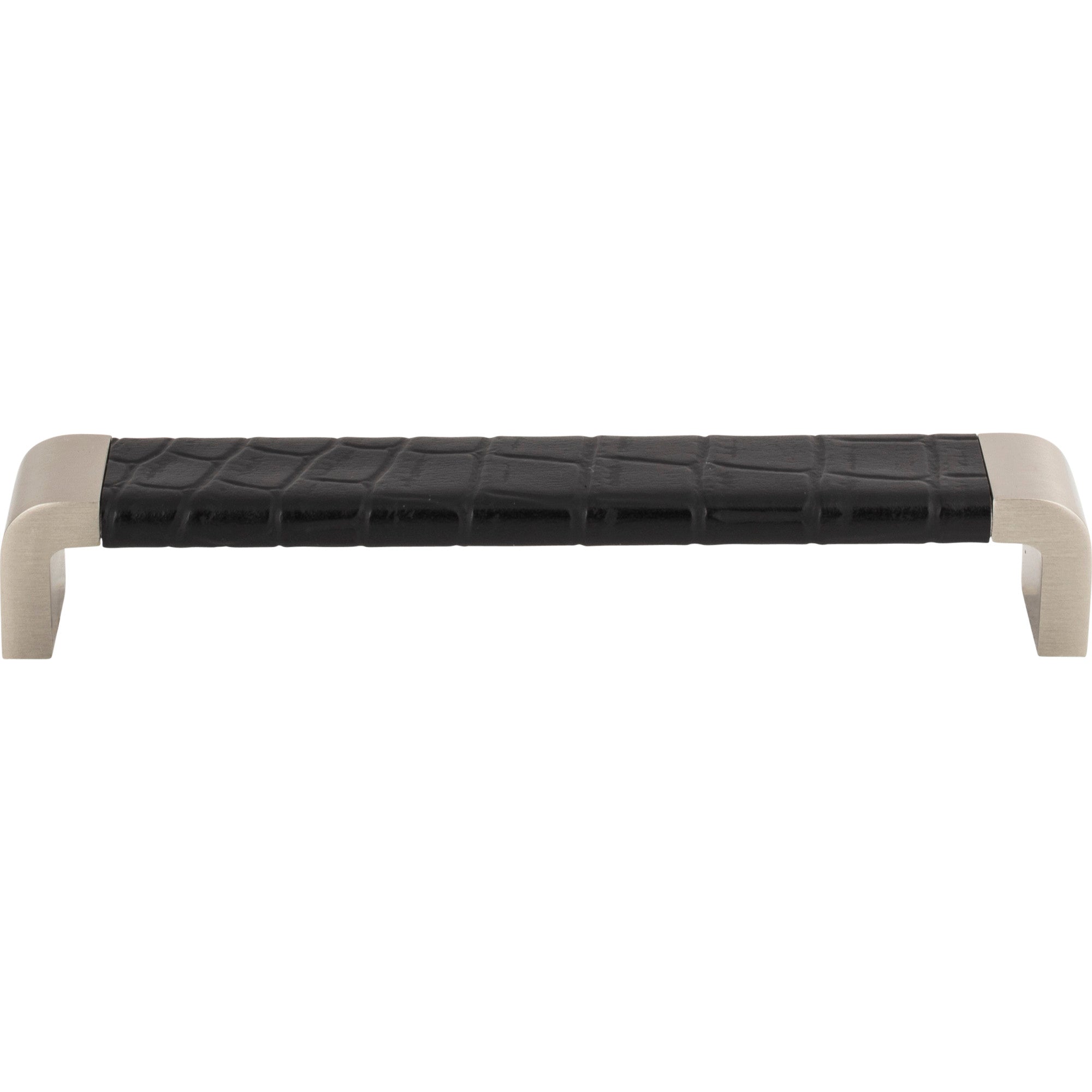Paradigm Bar Pull - BN & Black Croc Leather