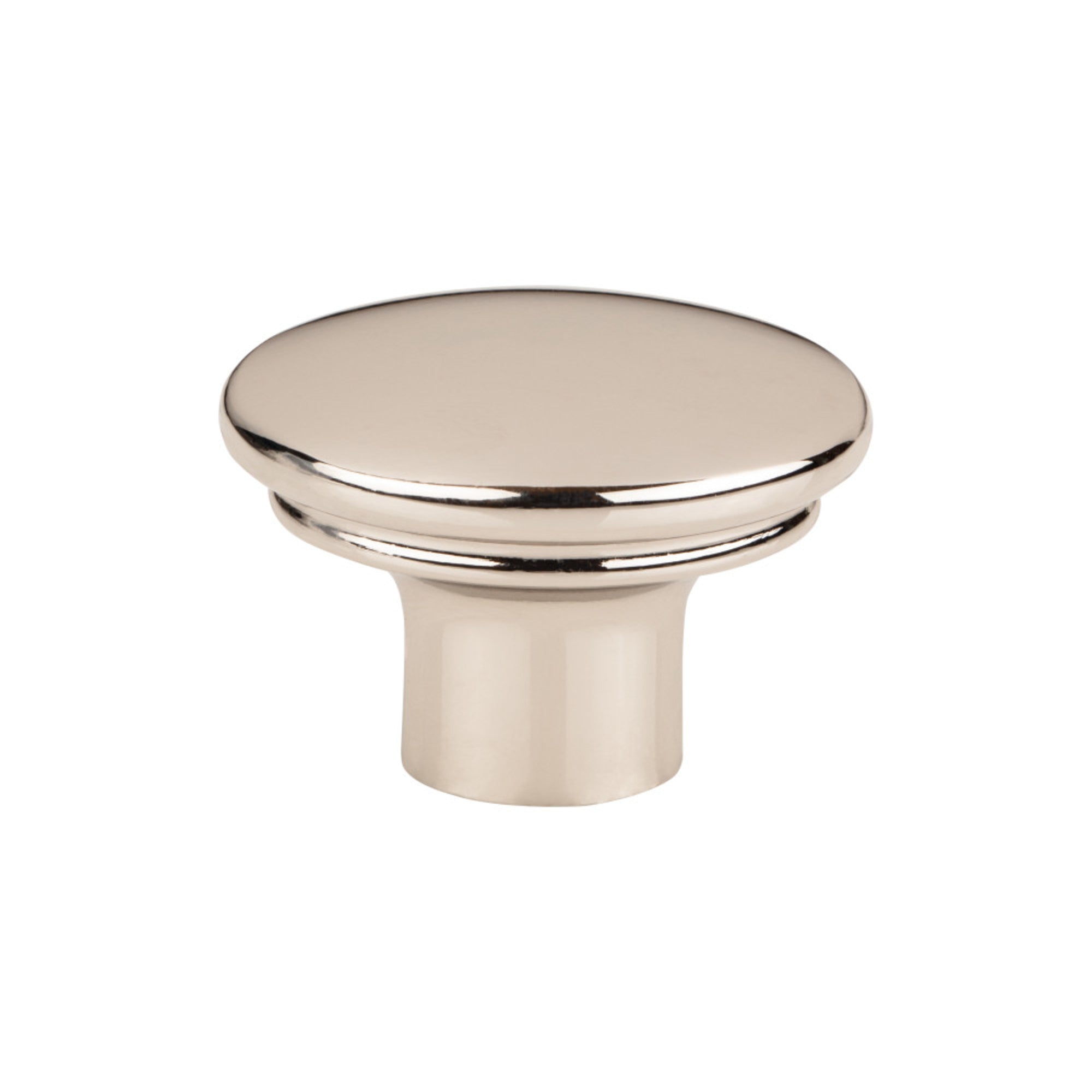 Julian 1 3/8" Length Oval Knob - Polished Nickel