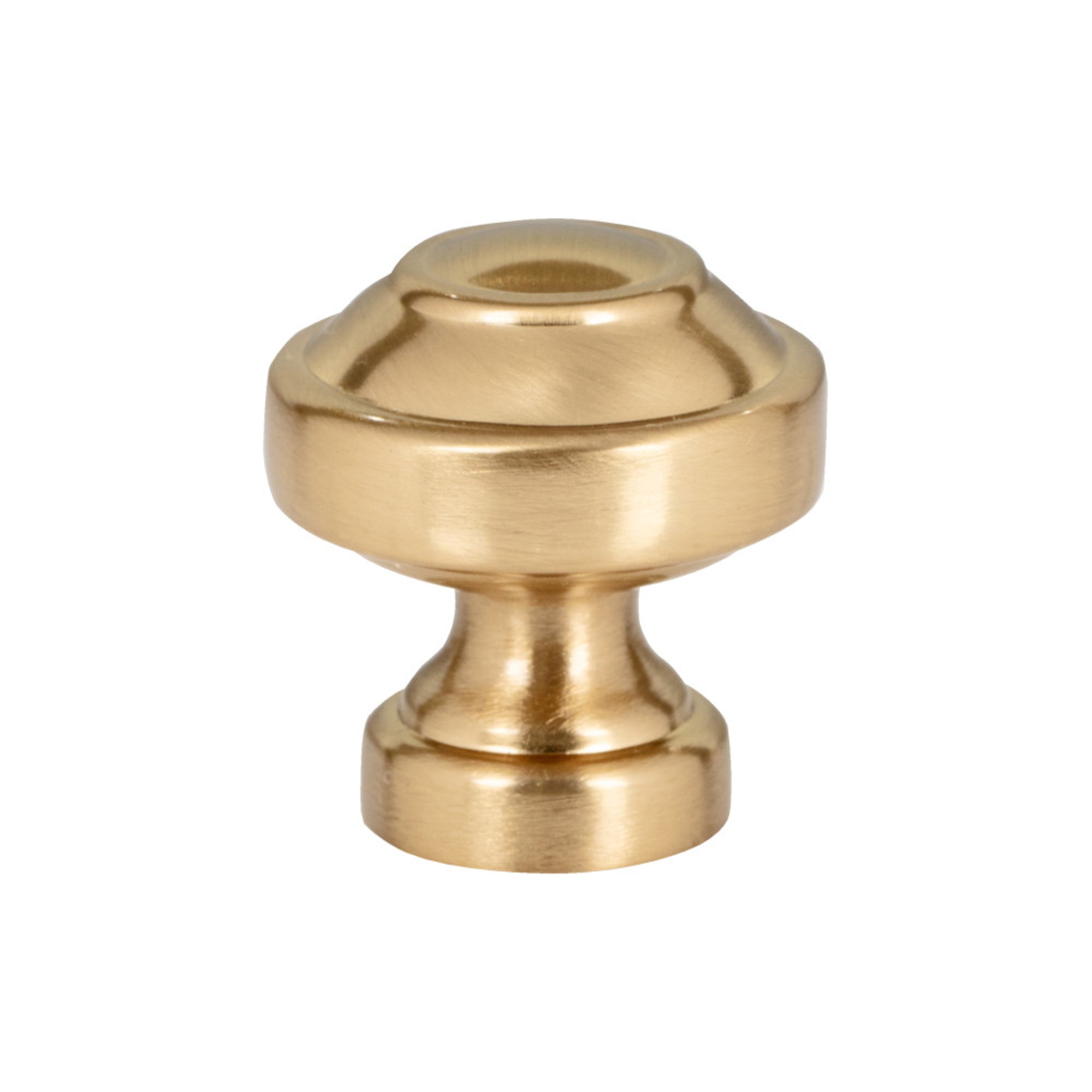 Malin Mushroom Knob - Warm Brass