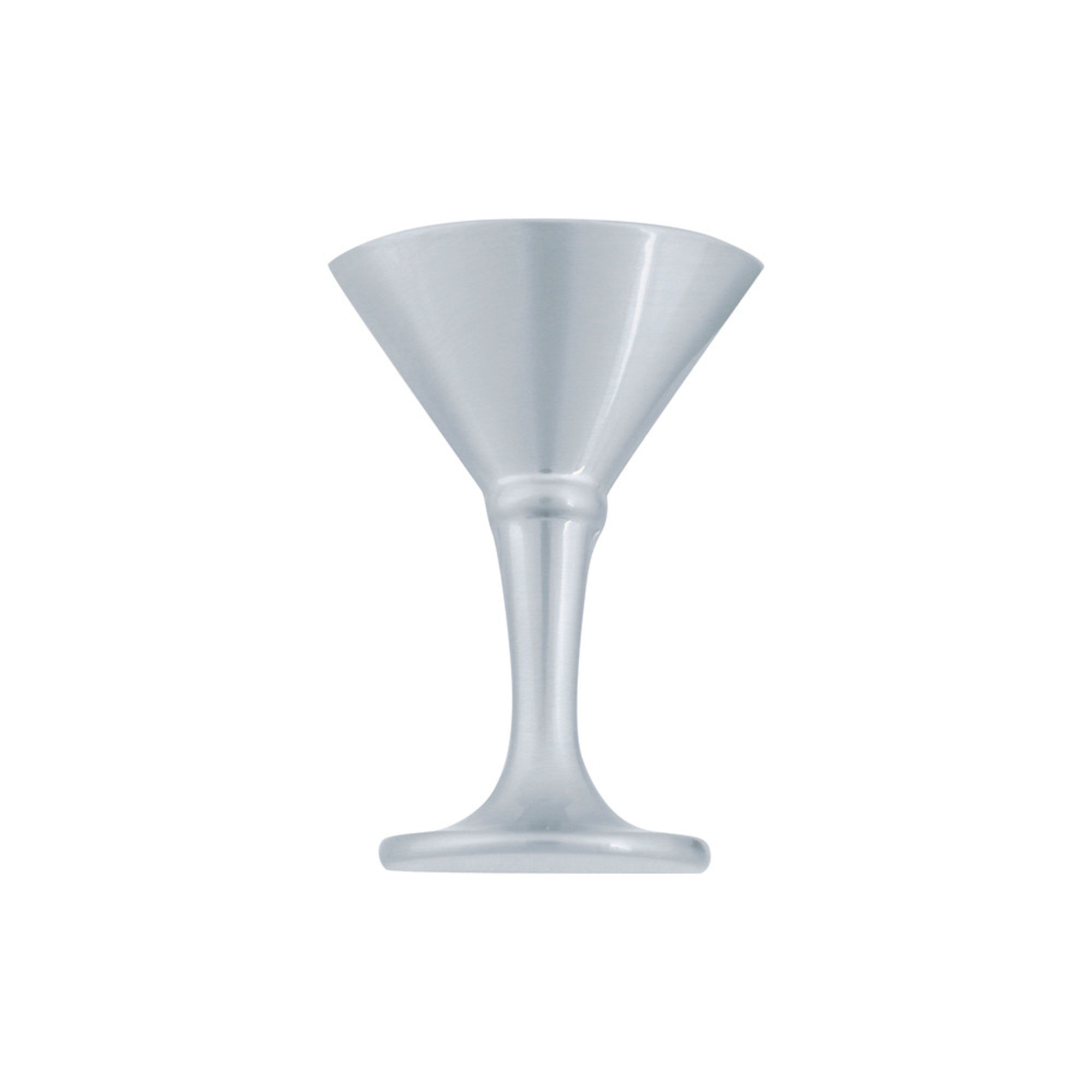 Martini Glass Novelty Knob - Brushed Nickel