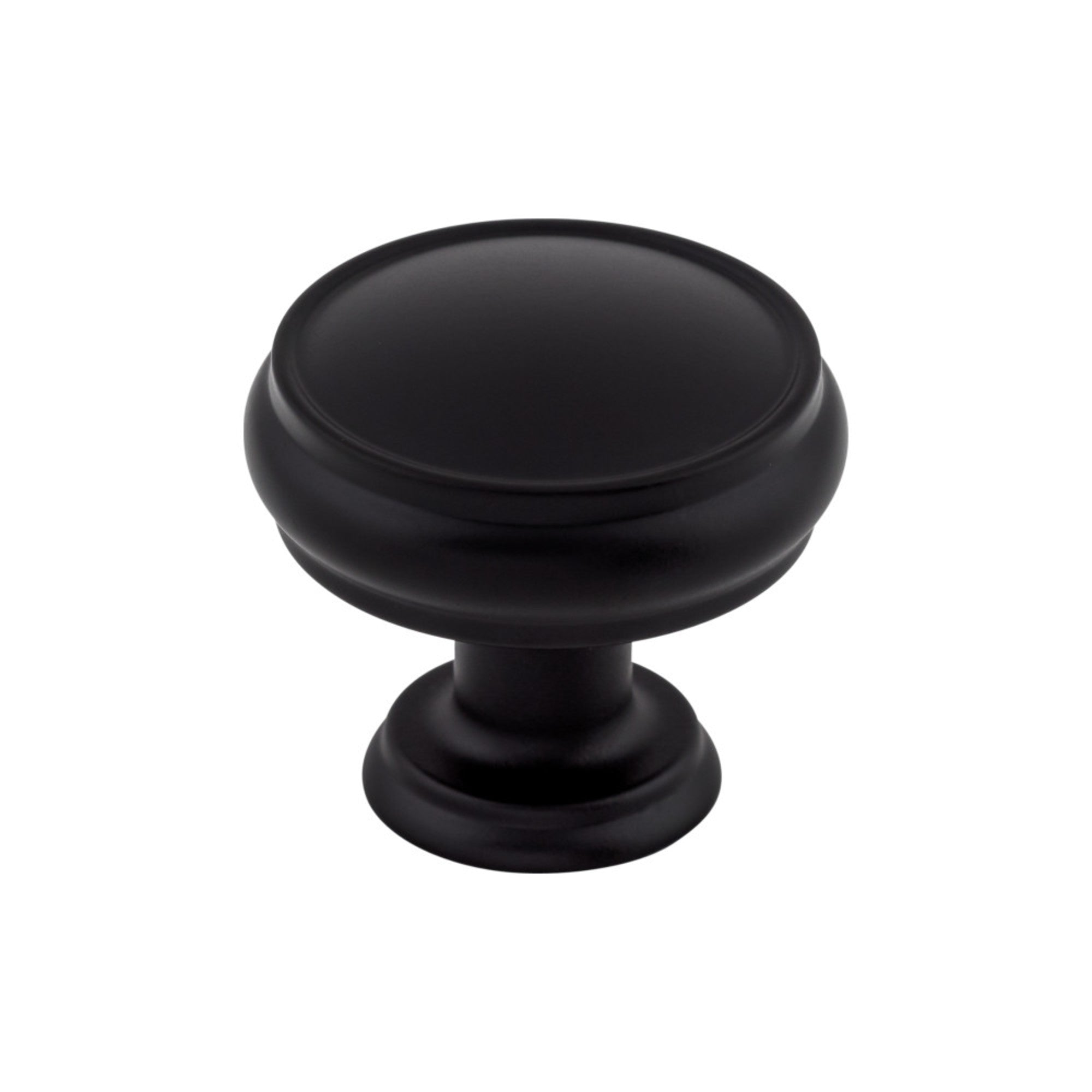 Eden Round Knob - Flat Black