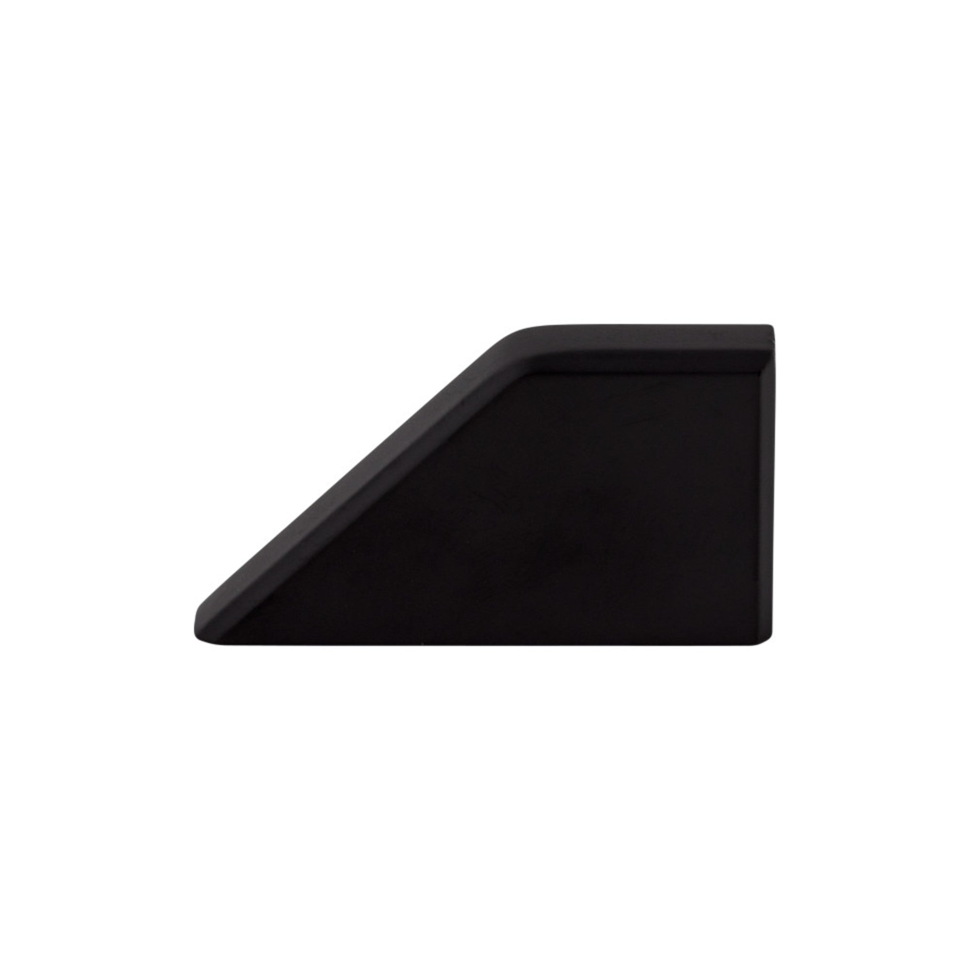 Tapered 1" Center to Center Novelty Knob - Flat Black