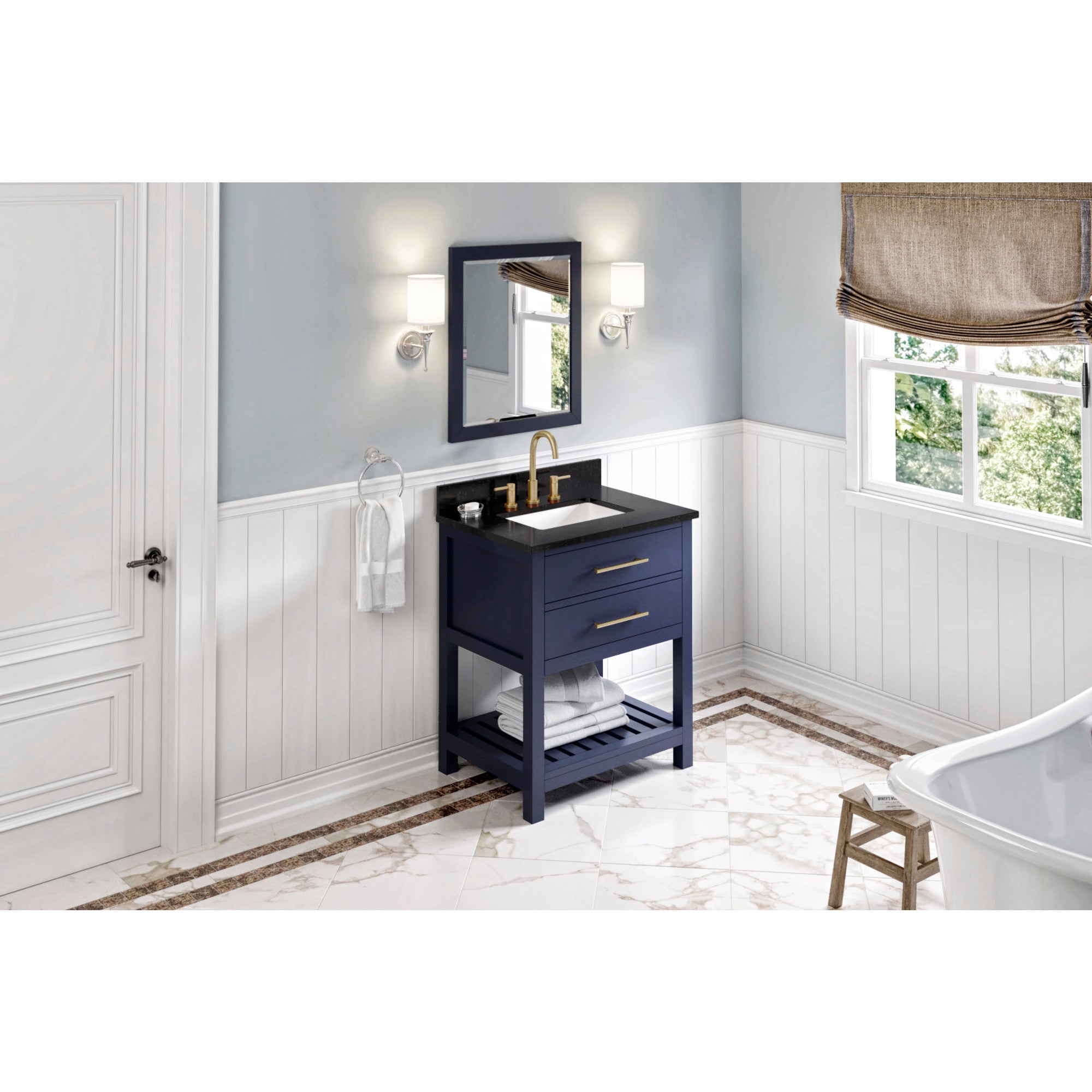 30" Wavecrest Vanity – Hale Blue