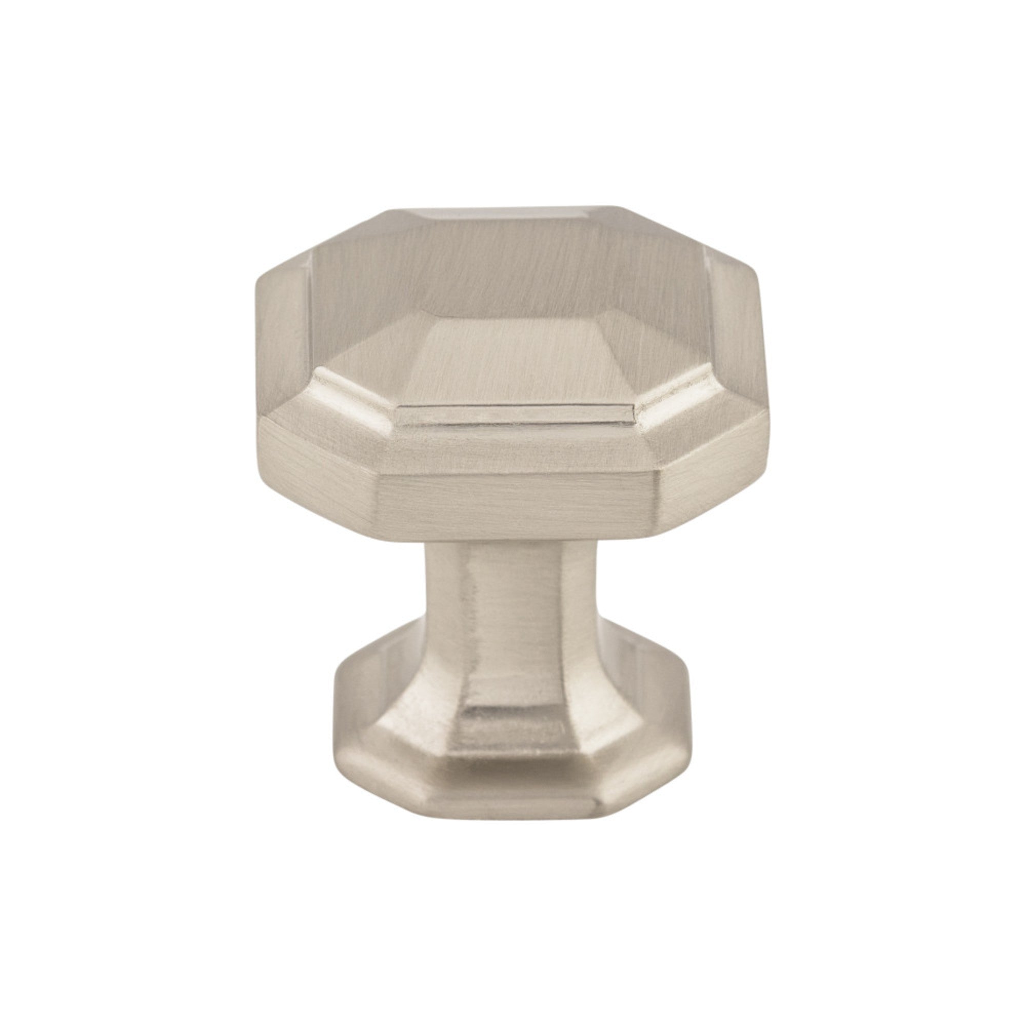 Emerald 1 1/8" Diameter Round Knob - Brushed Satin Nickel
