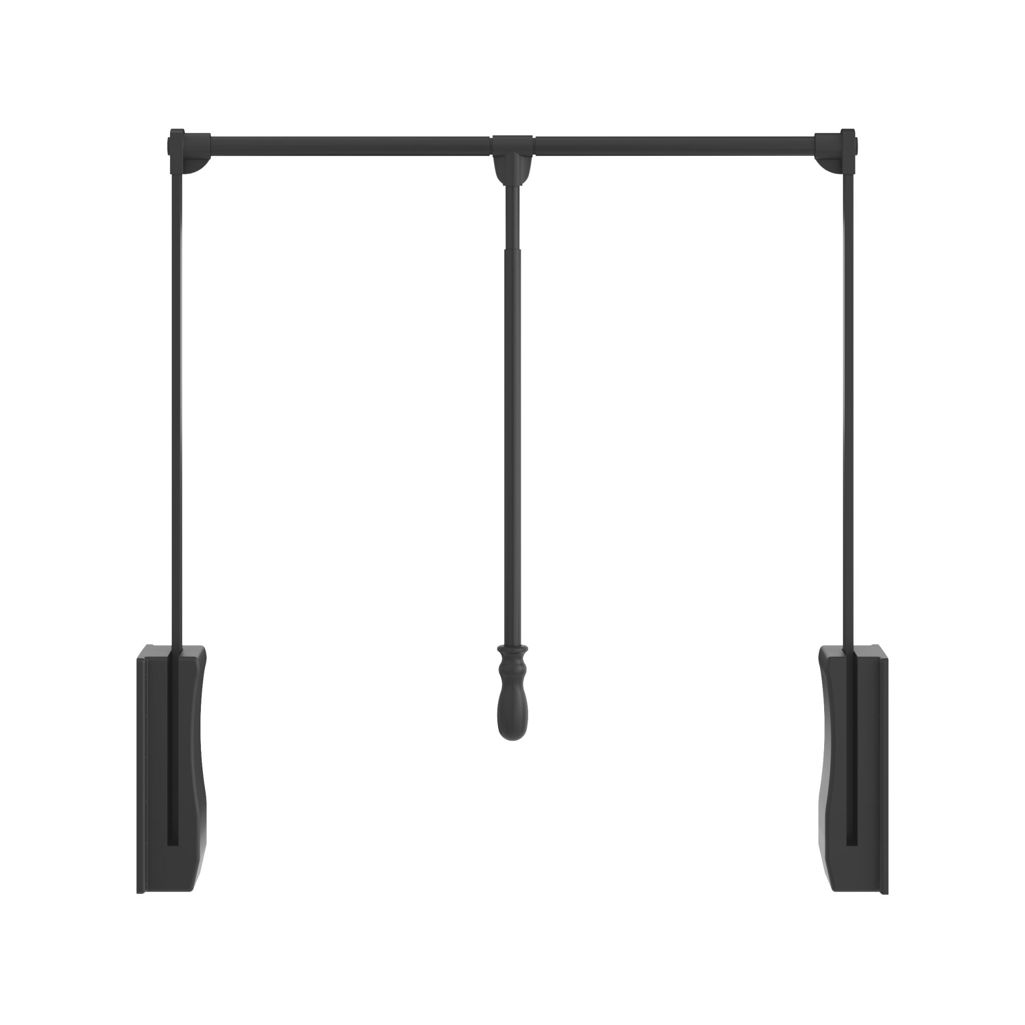 Black Expandable Wardrobe Lift for 33" - 48" Openings