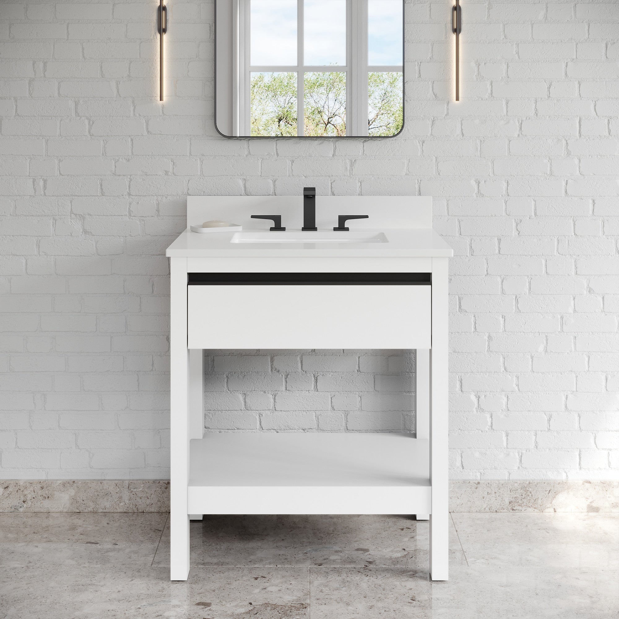 30" Jubilee Vanity – White