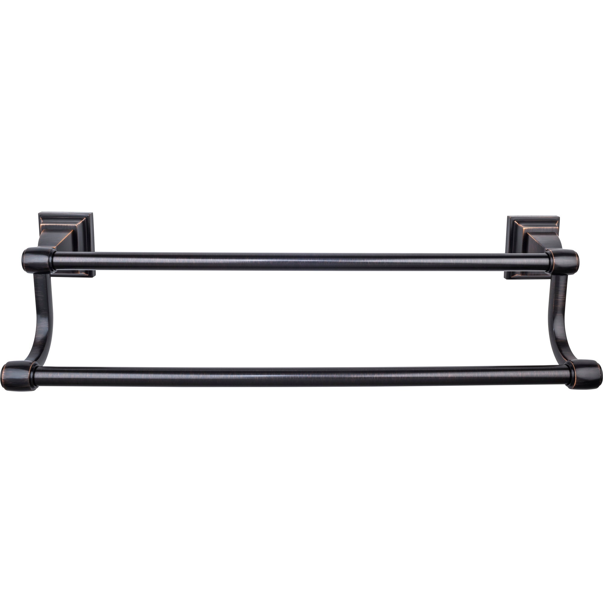 TOP BATH (R) Stratton Bath Double 20" Wall Mounted  Towel Bar - Tuscan Bronze