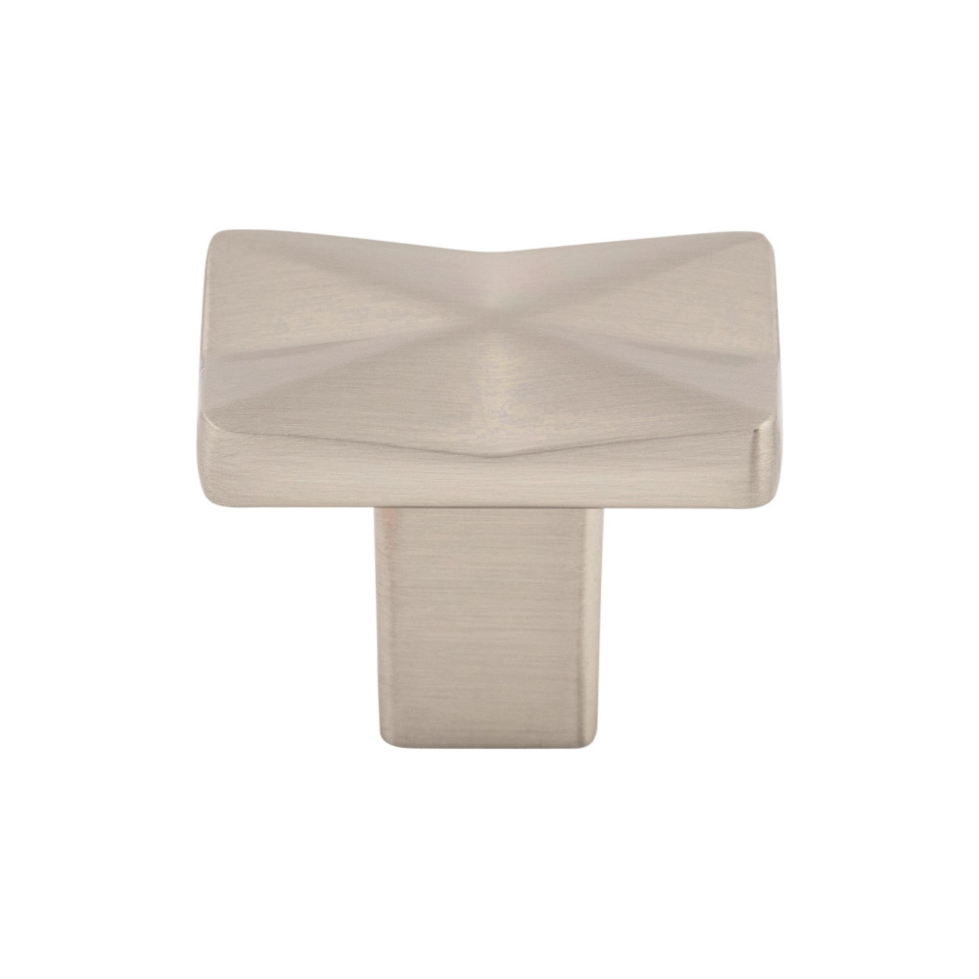 Quilted Knob - Brushed Satin Nickel