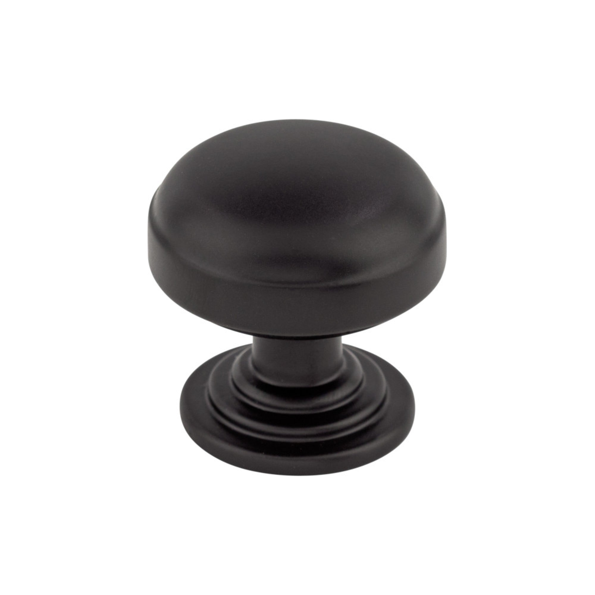 Ellis Mushroom Knob - Flat Black