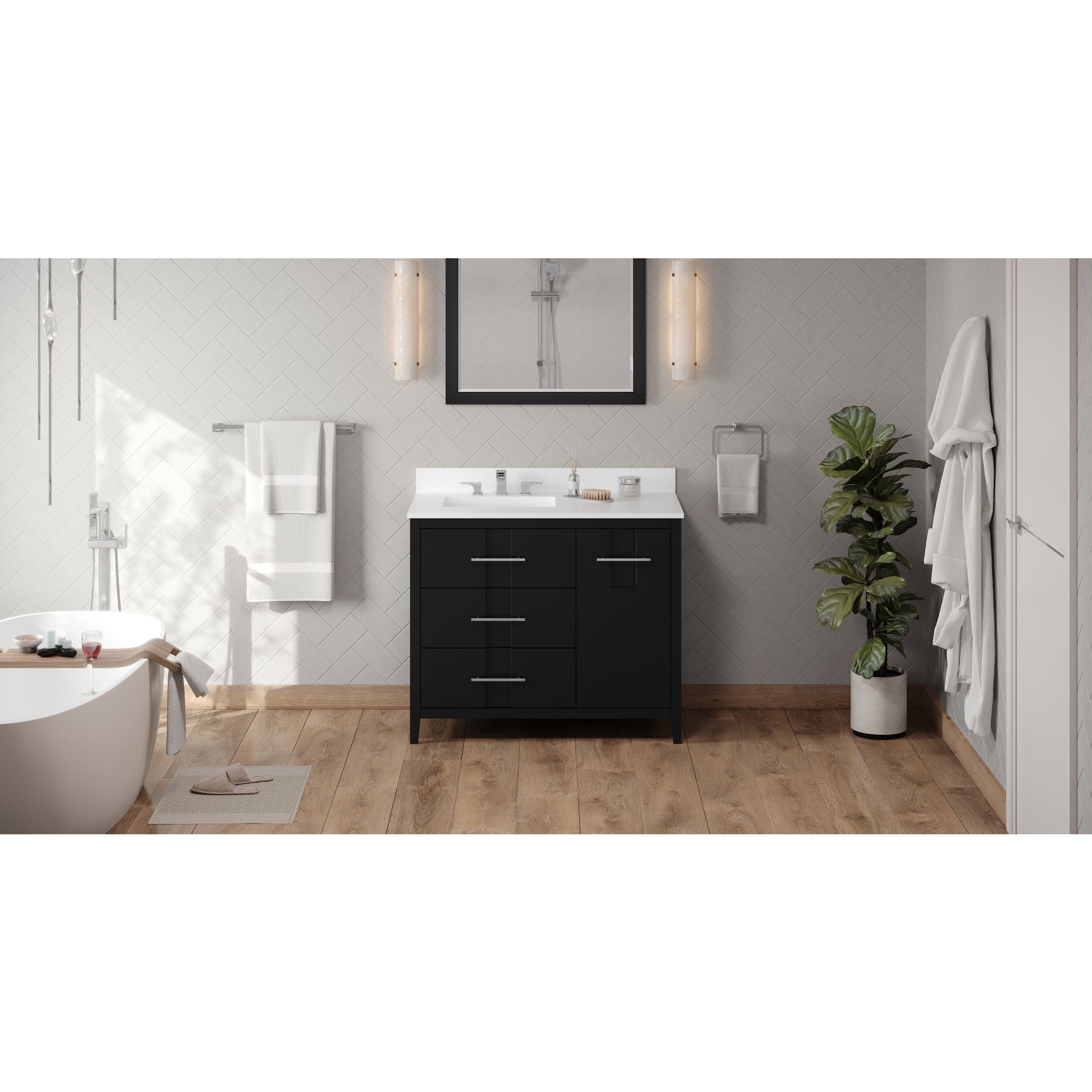 42" Katara Vanity – Left Offset