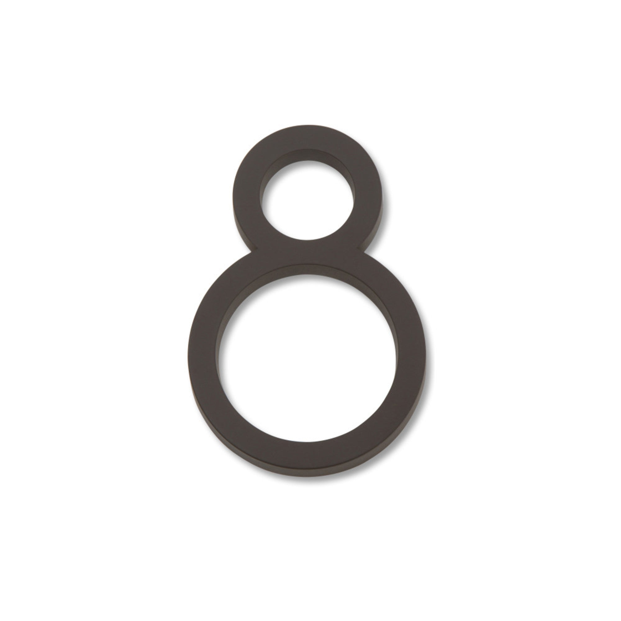 Modern Avalon 4-1/2" H  House Number - Aged Bronze