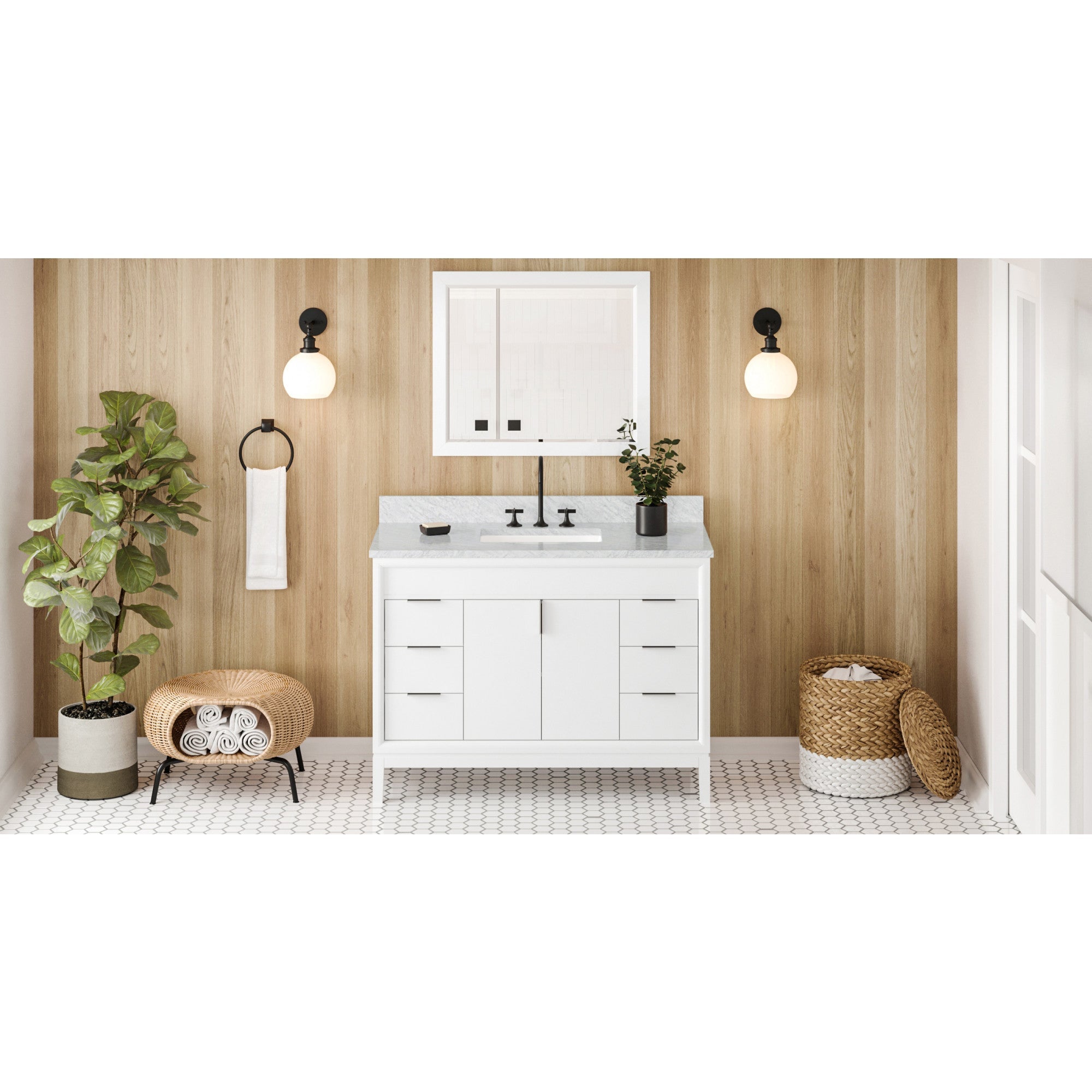48" Theodora Vanity – White
